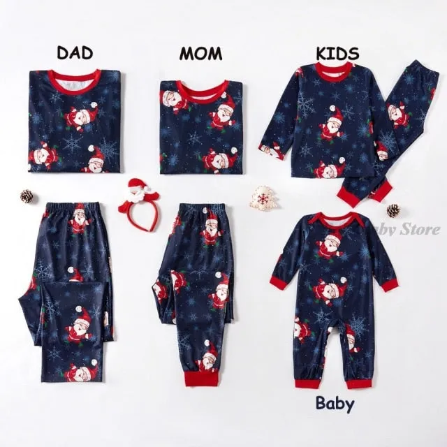 2023 Christmas Family Matching Pajamas Mom Daughter Dad Son Clothing Set