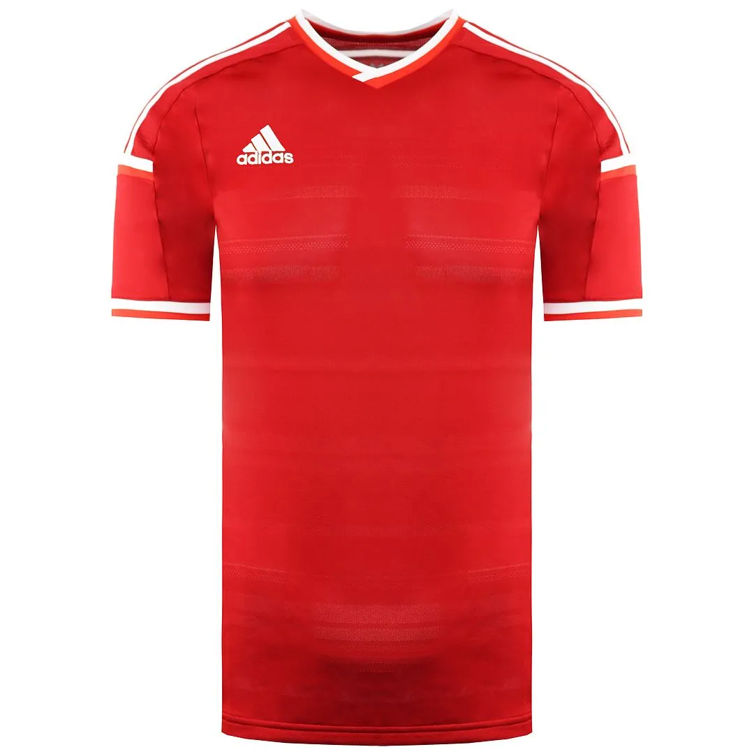 Adidas Condivo Mens Red Football T-Shirt