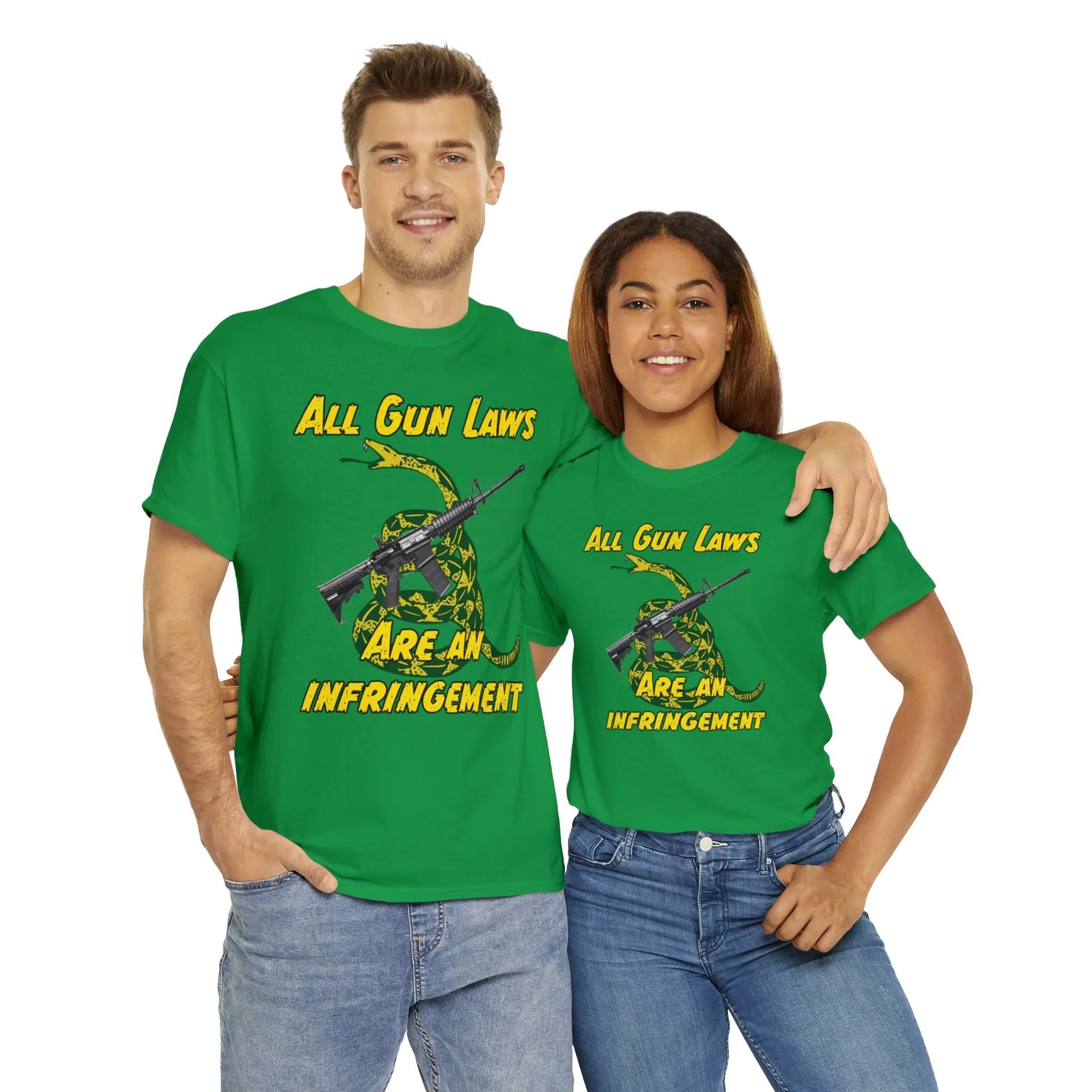 All Gun Laws Are Infringements AR15 Gadsden Tee