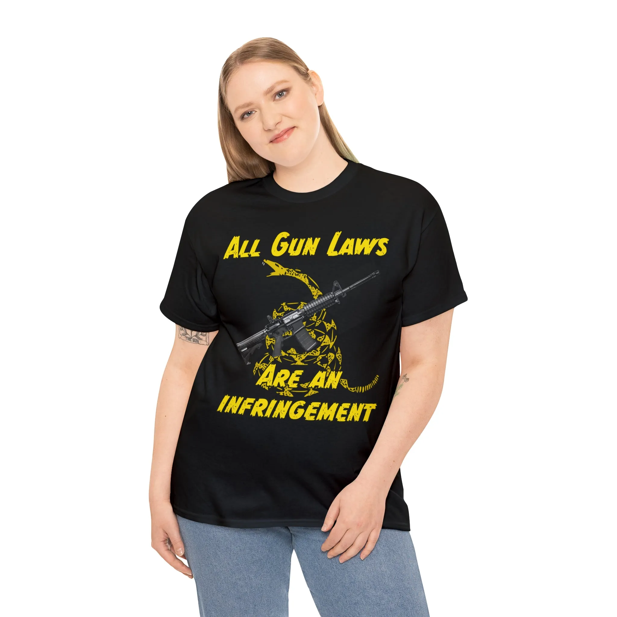 All Gun Laws Are Infringements AR15 Gadsden Tee