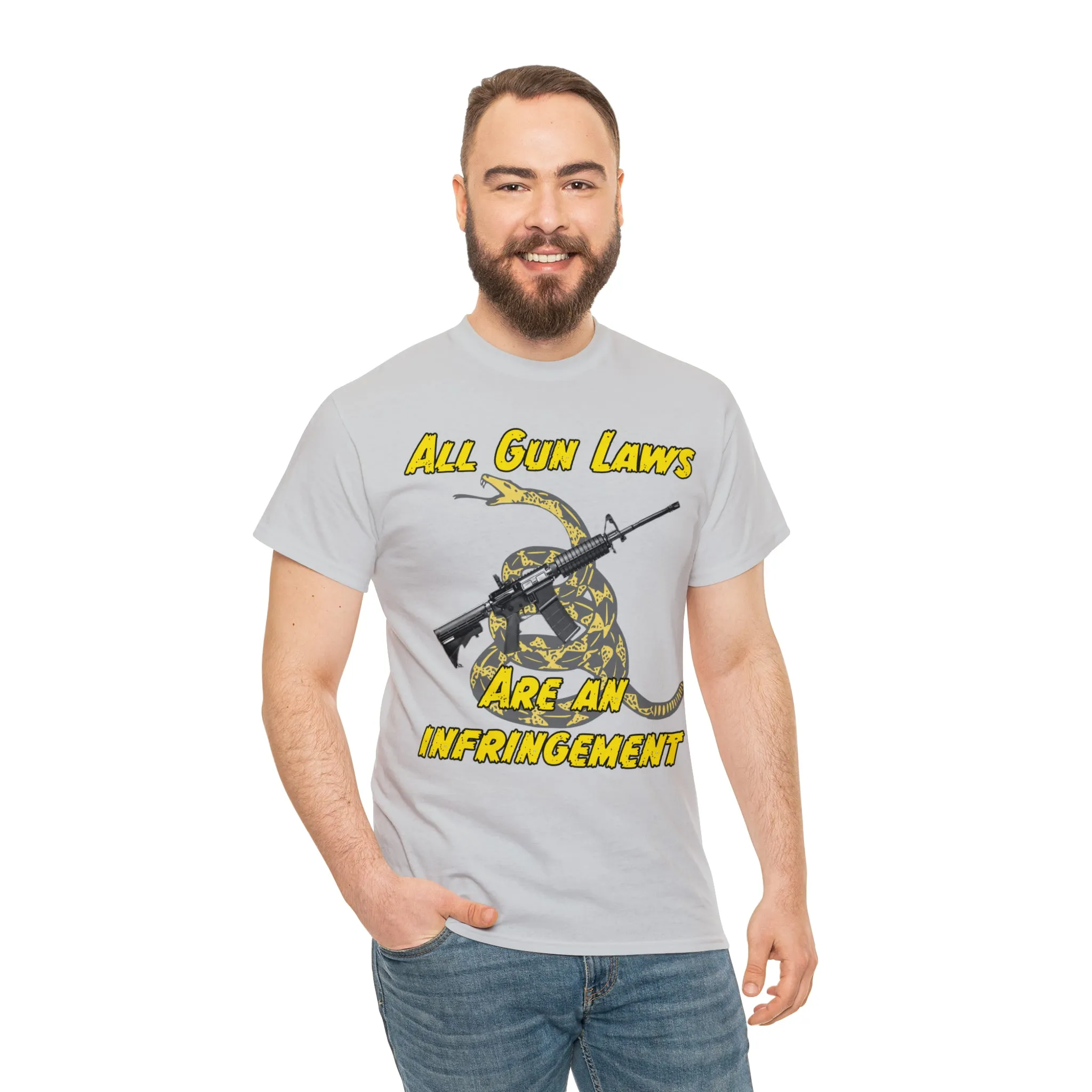 All Gun Laws Are Infringements AR15 Gadsden Tee