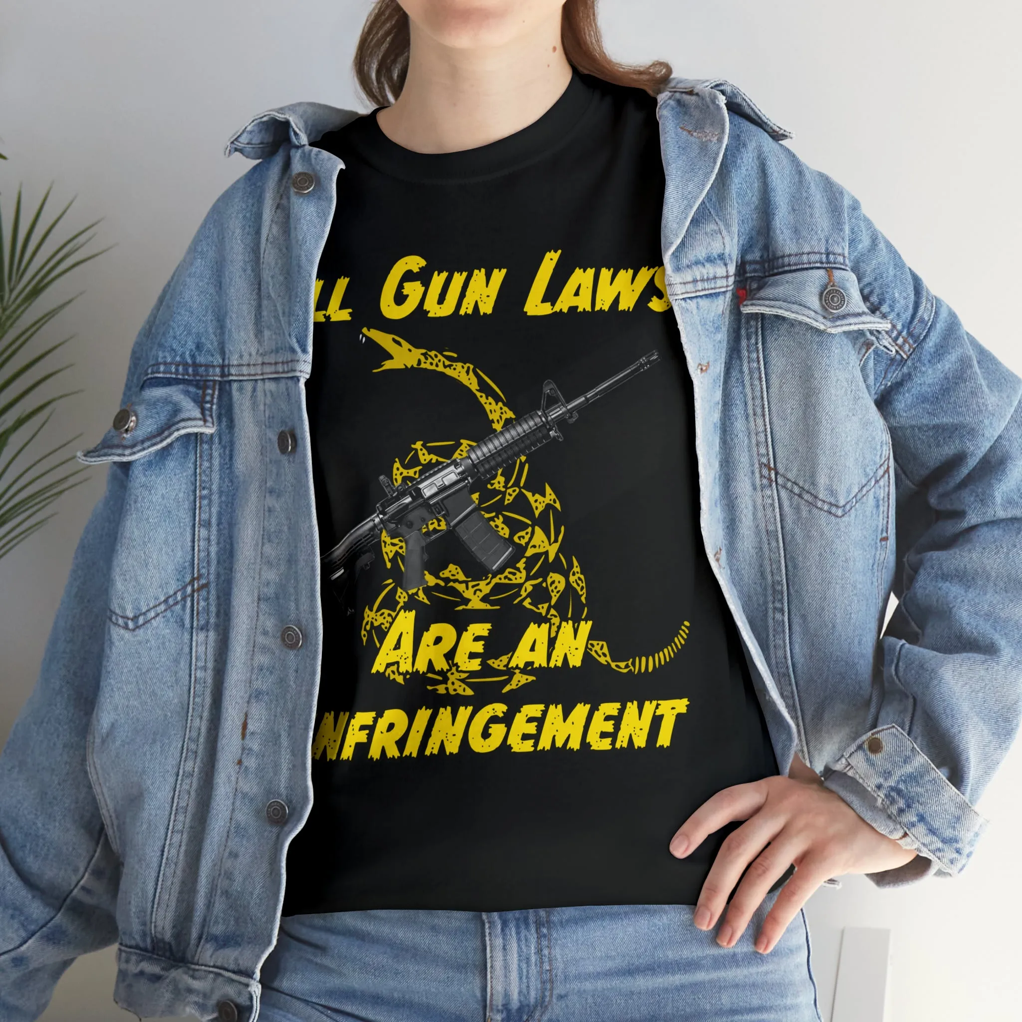 All Gun Laws Are Infringements AR15 Gadsden Tee