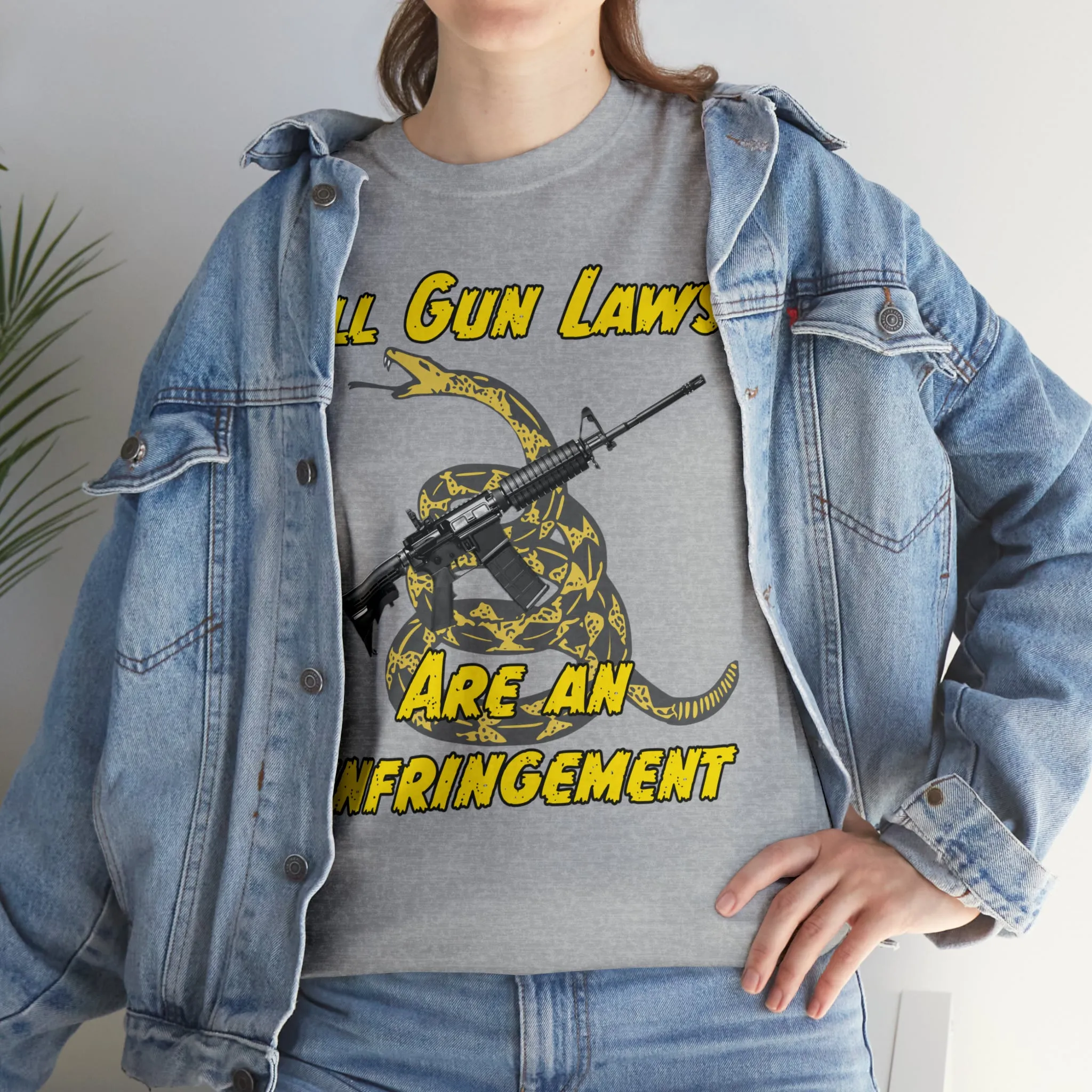 All Gun Laws Are Infringements AR15 Gadsden Tee