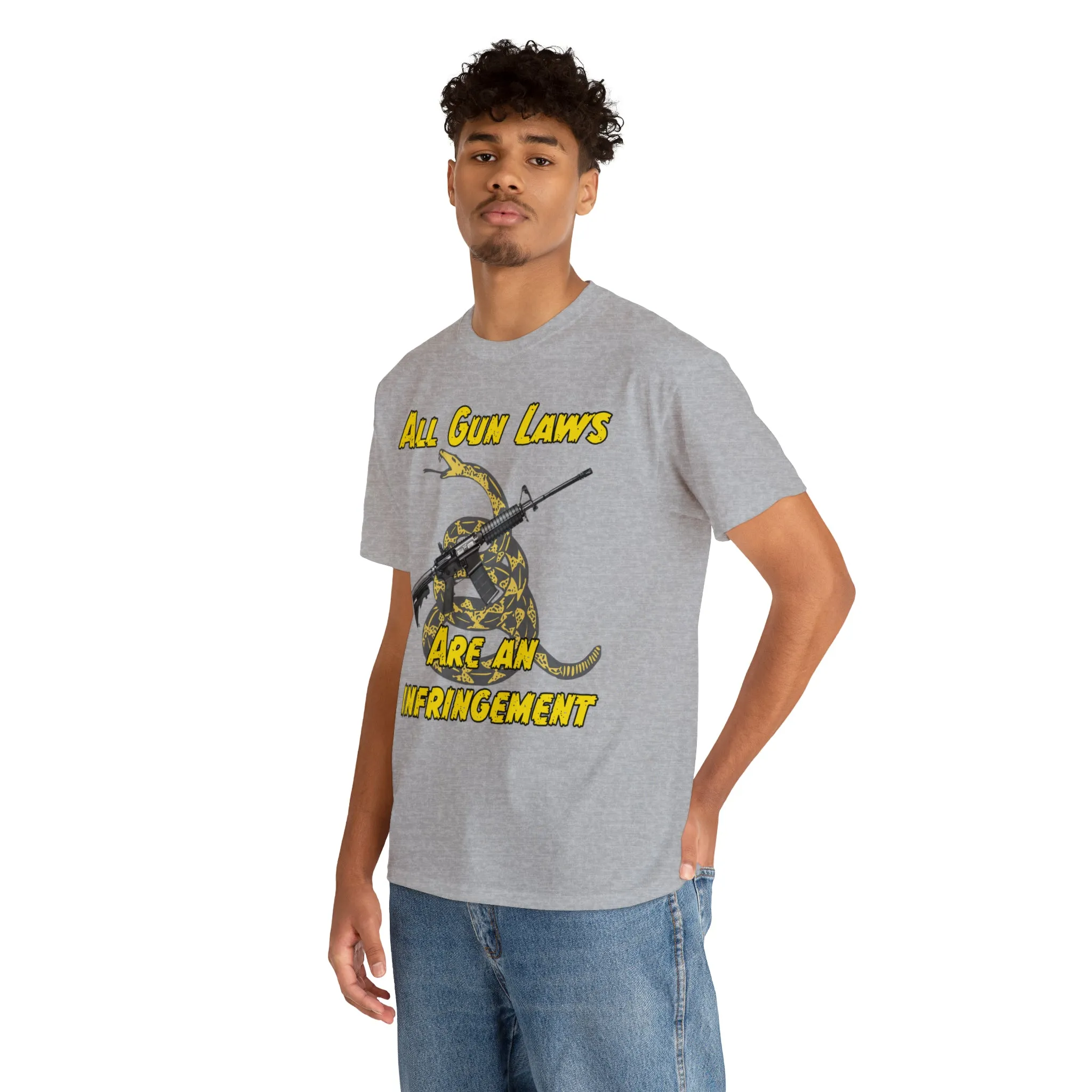 All Gun Laws Are Infringements AR15 Gadsden Tee