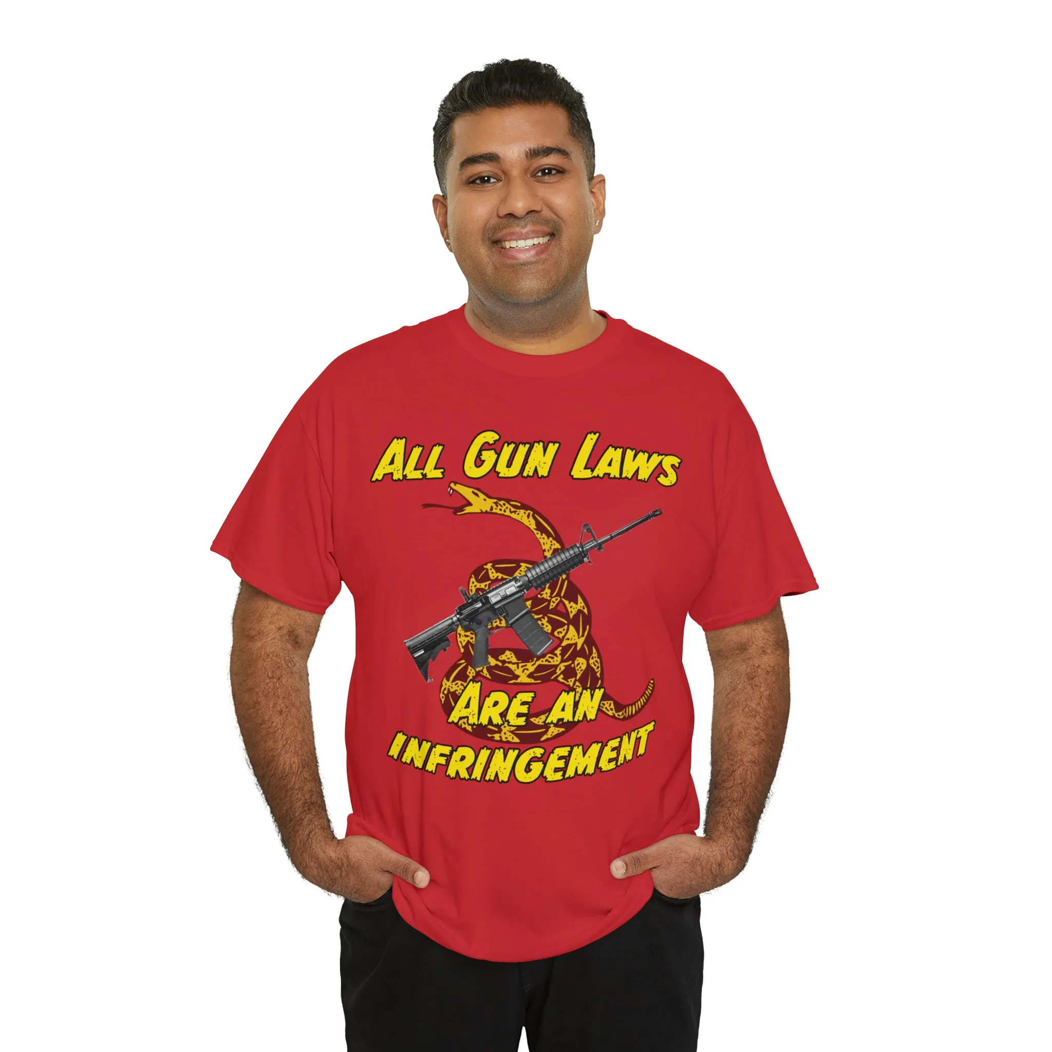 All Gun Laws Are Infringements AR15 Gadsden Tee