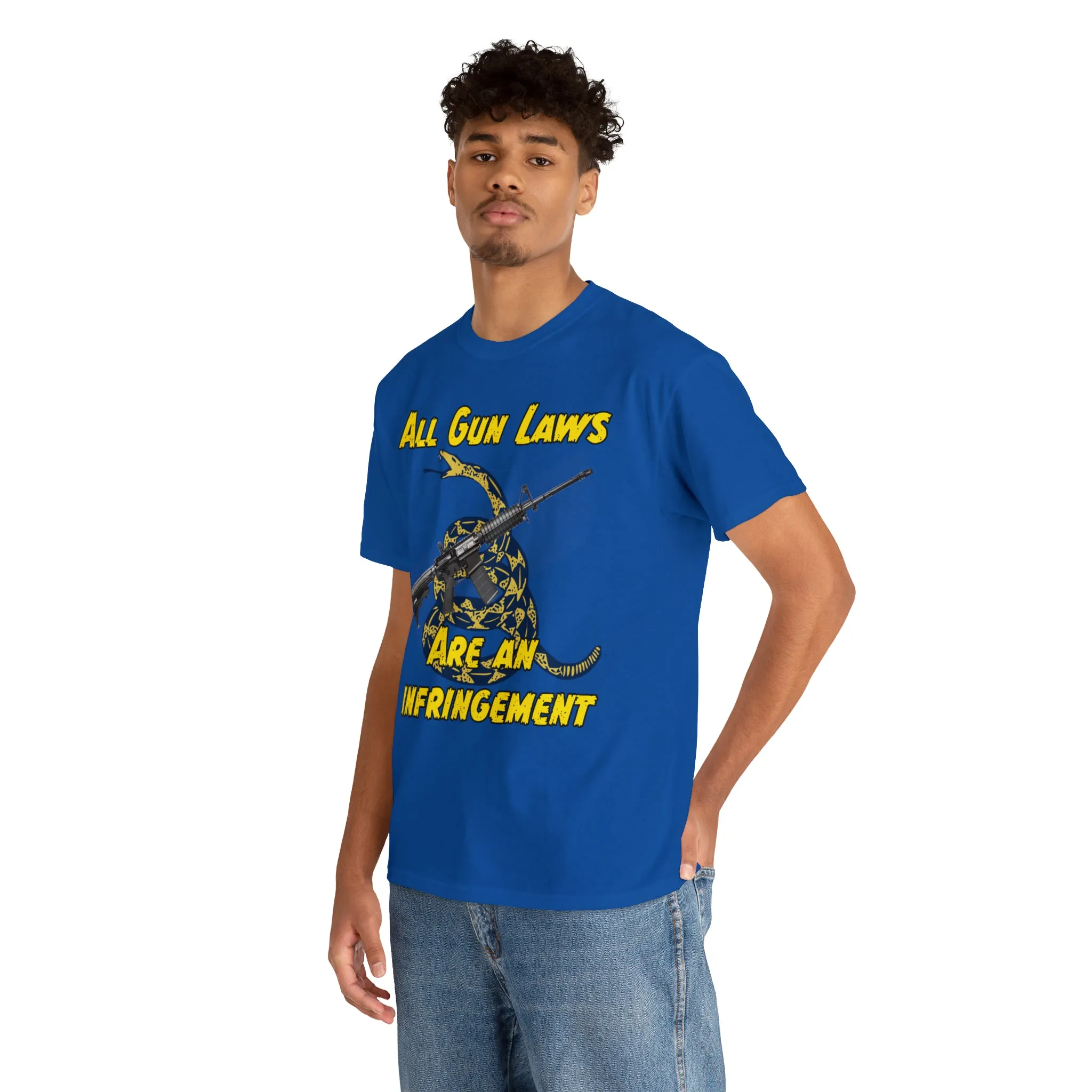 All Gun Laws Are Infringements AR15 Gadsden Tee