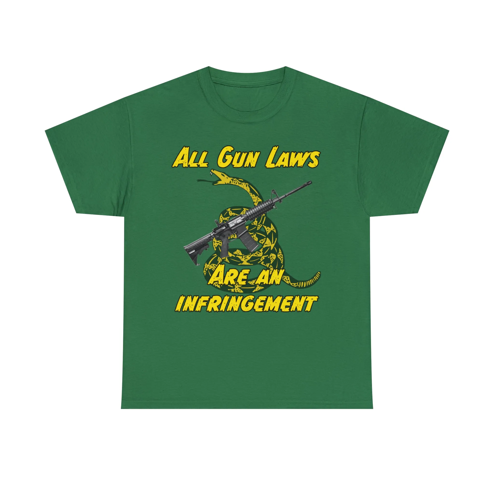 All Gun Laws Are Infringements AR15 Gadsden Tee