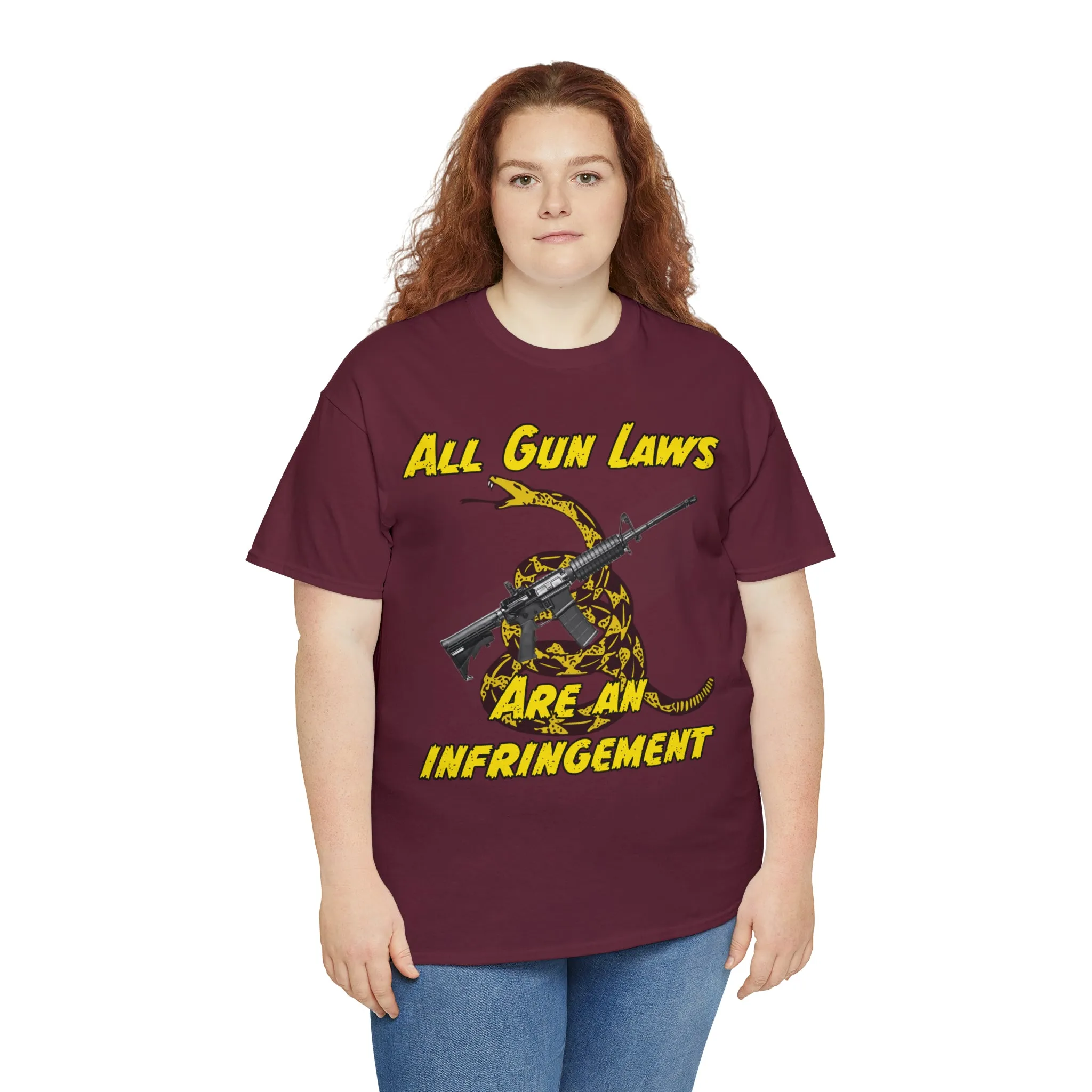 All Gun Laws Are Infringements AR15 Gadsden Tee