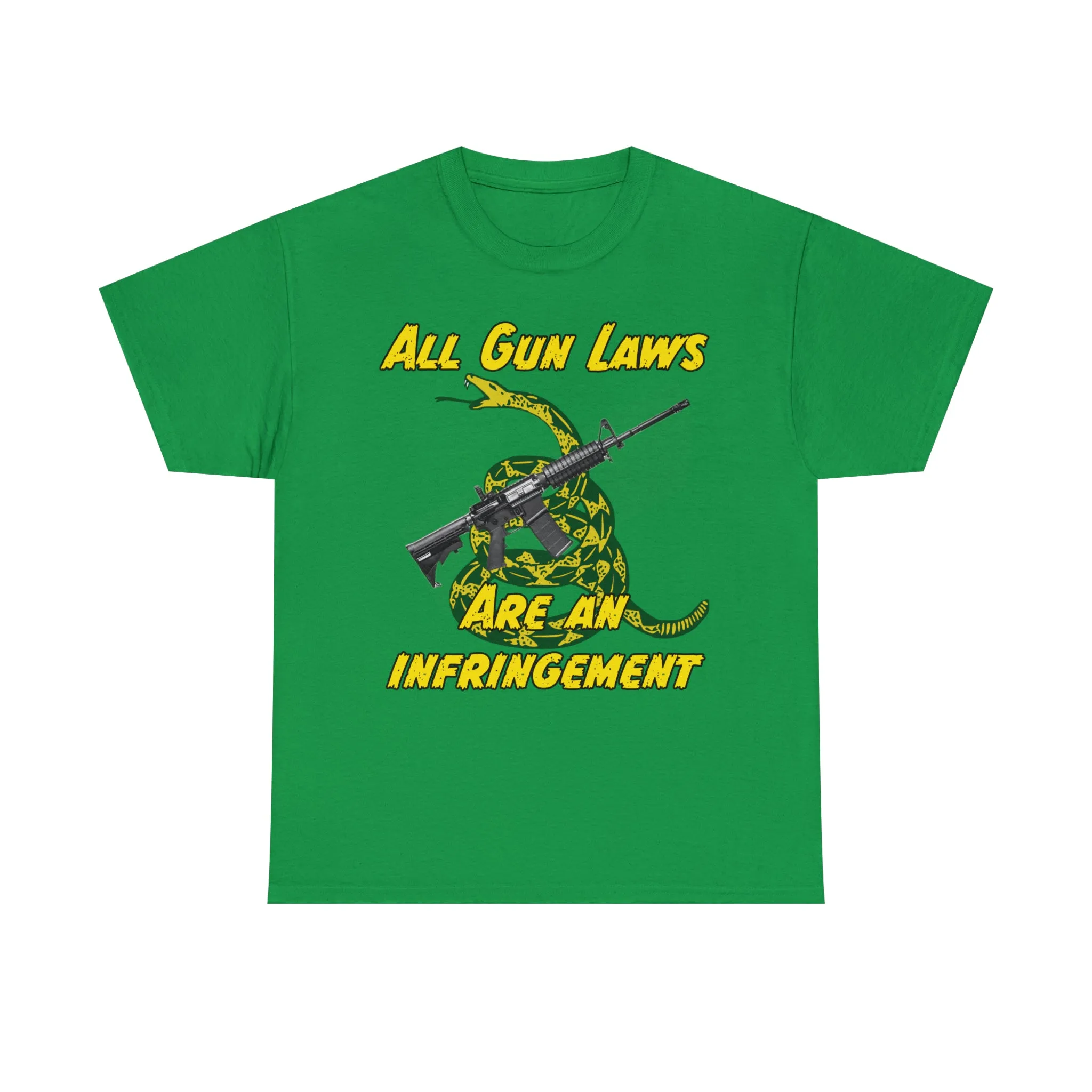 All Gun Laws Are Infringements AR15 Gadsden Tee