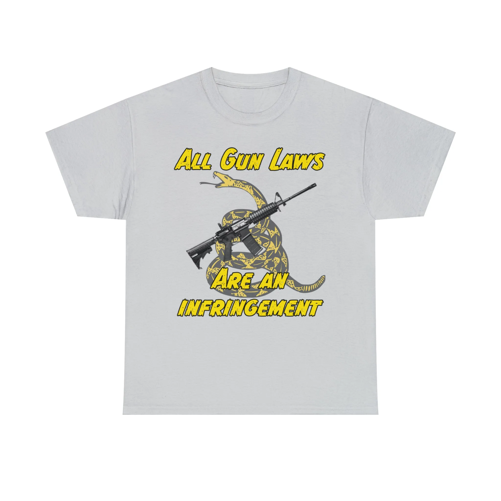 All Gun Laws Are Infringements AR15 Gadsden Tee