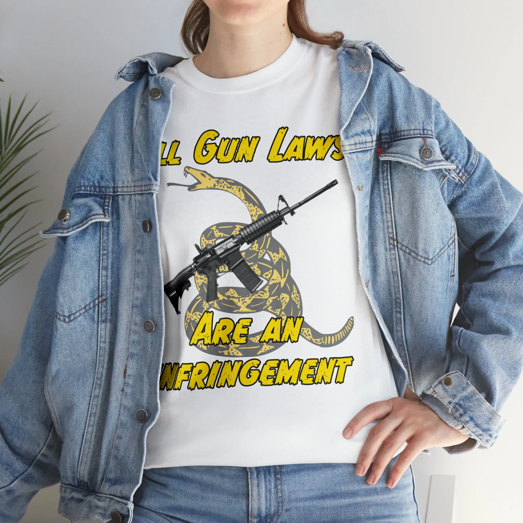 All Gun Laws Are Infringements AR15 Gadsden Tee