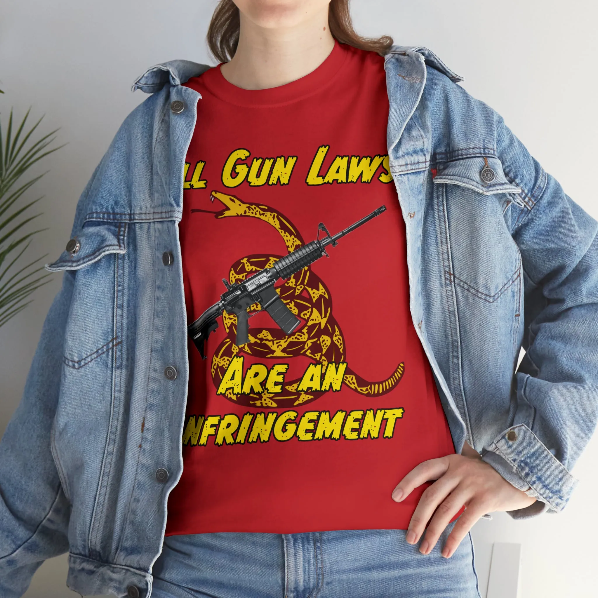 All Gun Laws Are Infringements AR15 Gadsden Tee