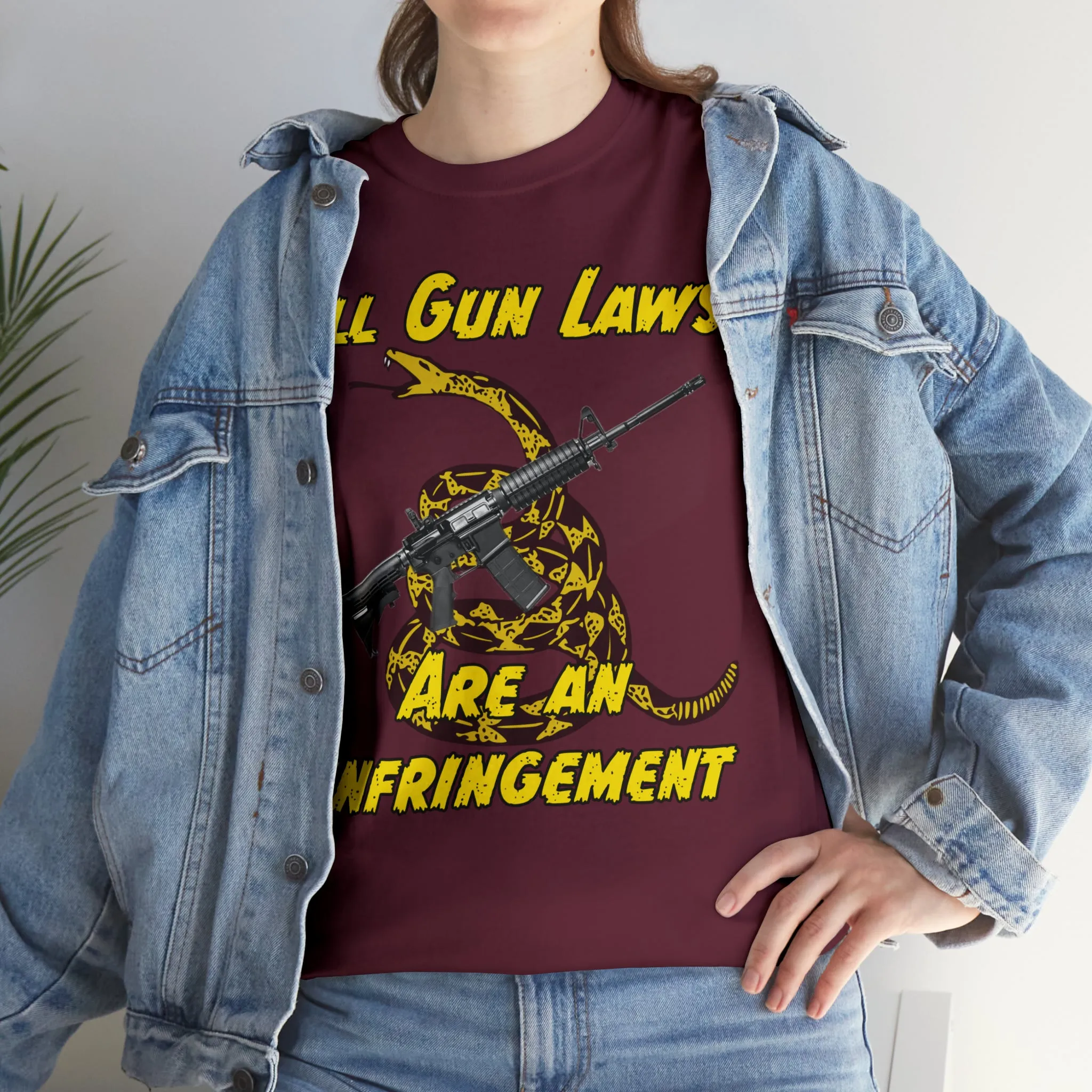 All Gun Laws Are Infringements AR15 Gadsden Tee