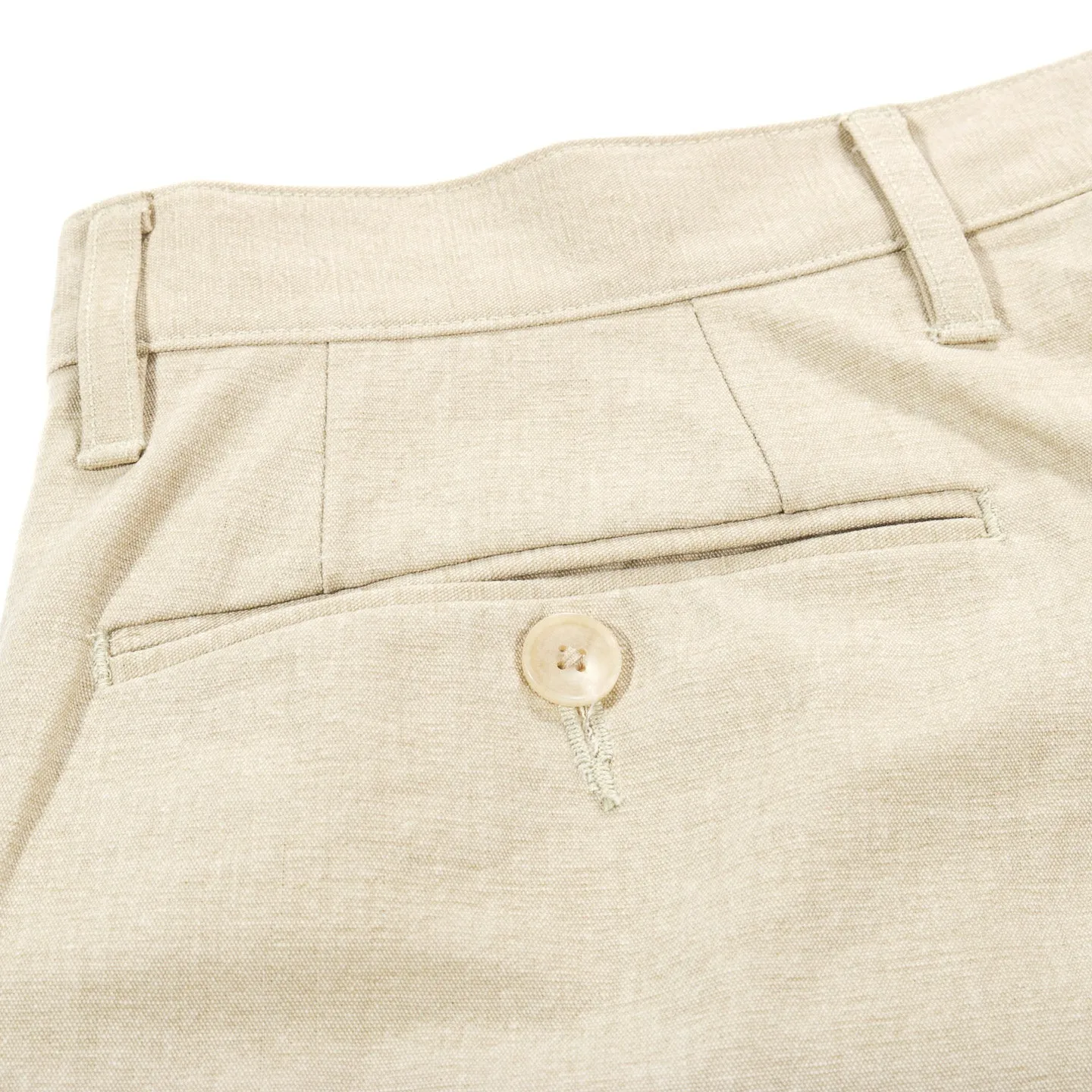 AURALEE WASHED HARD TWIST CANVAS PANTS KHAKI BEIGE