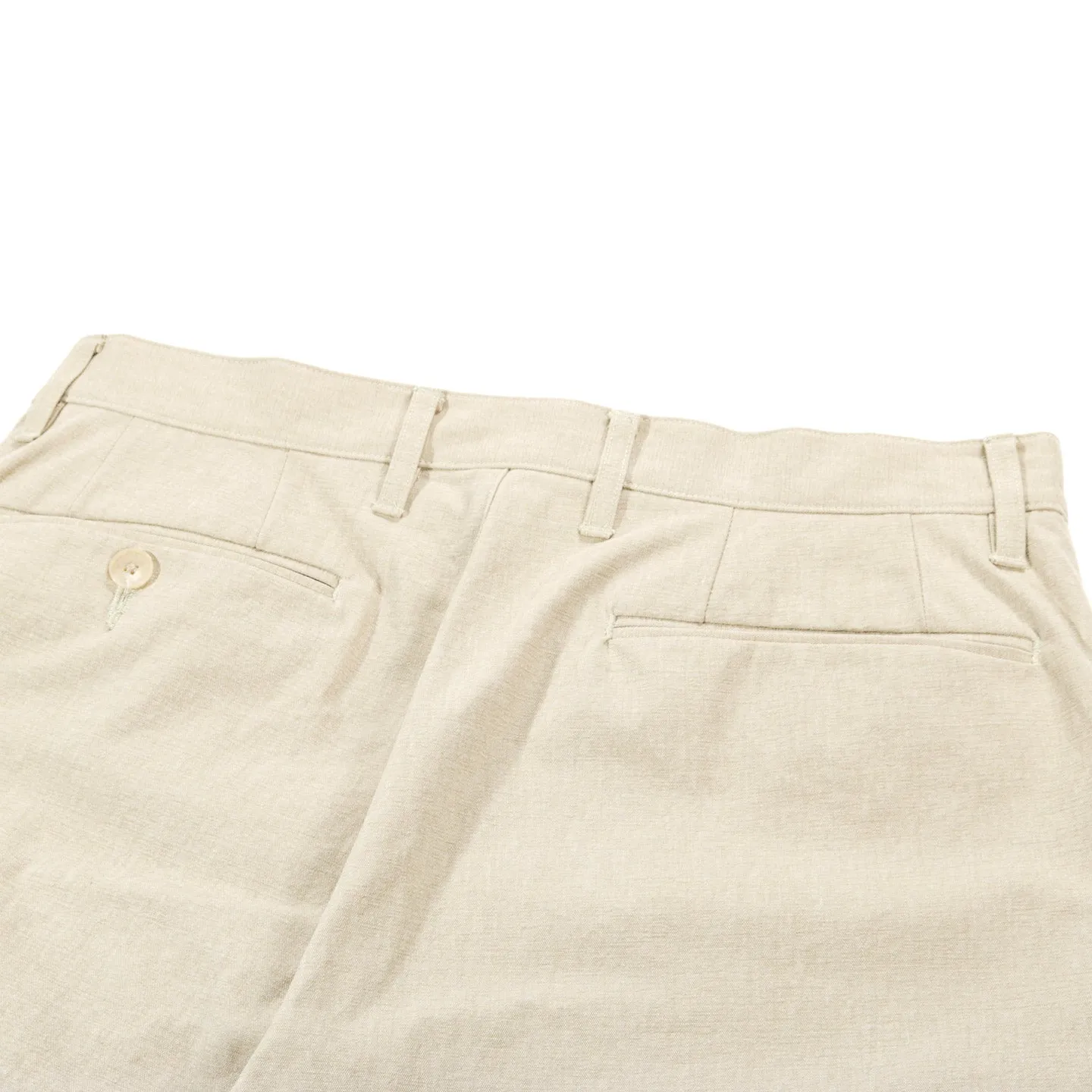 AURALEE WASHED HARD TWIST CANVAS PANTS KHAKI BEIGE