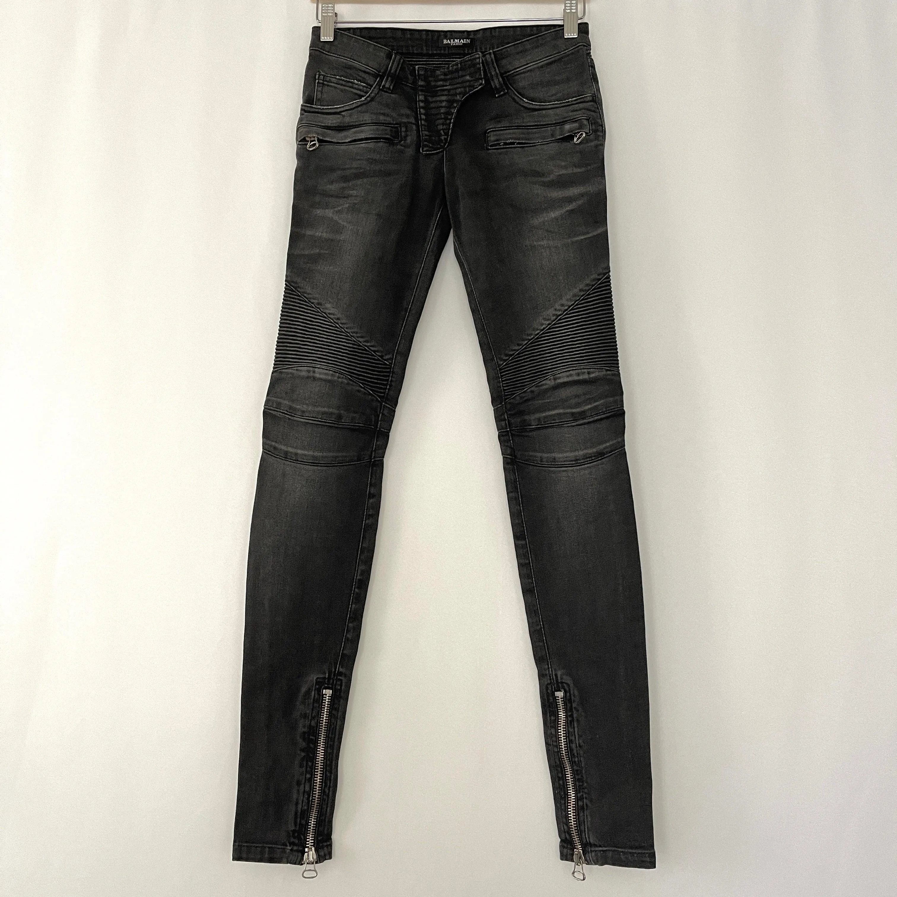 BALMAIN Biker Jeans