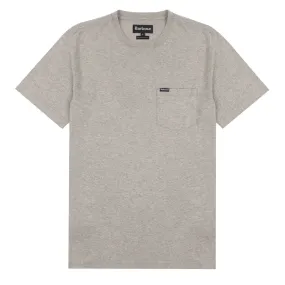 Barbour Logo Pocket T-Shirt Grey Marl