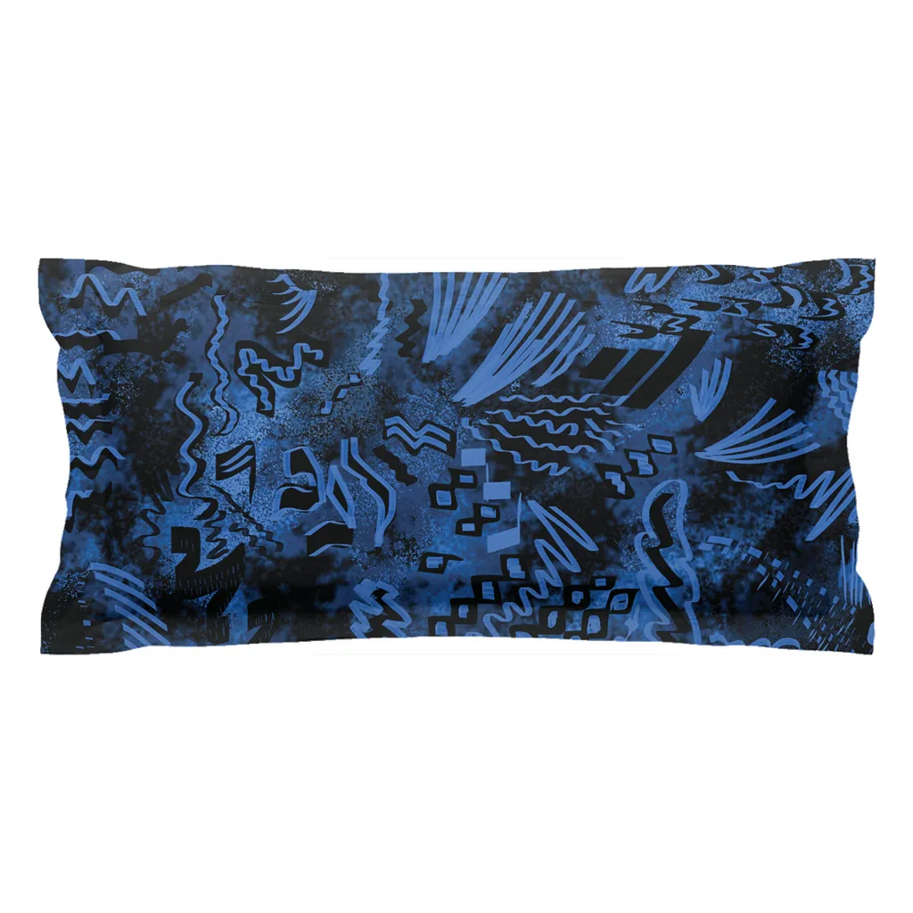 Blue Lightening Pillow Sham Queen & King size bedding