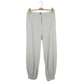 Brunello Cucinelli Grey Heather Cashmere Blend Jogger Pants - S