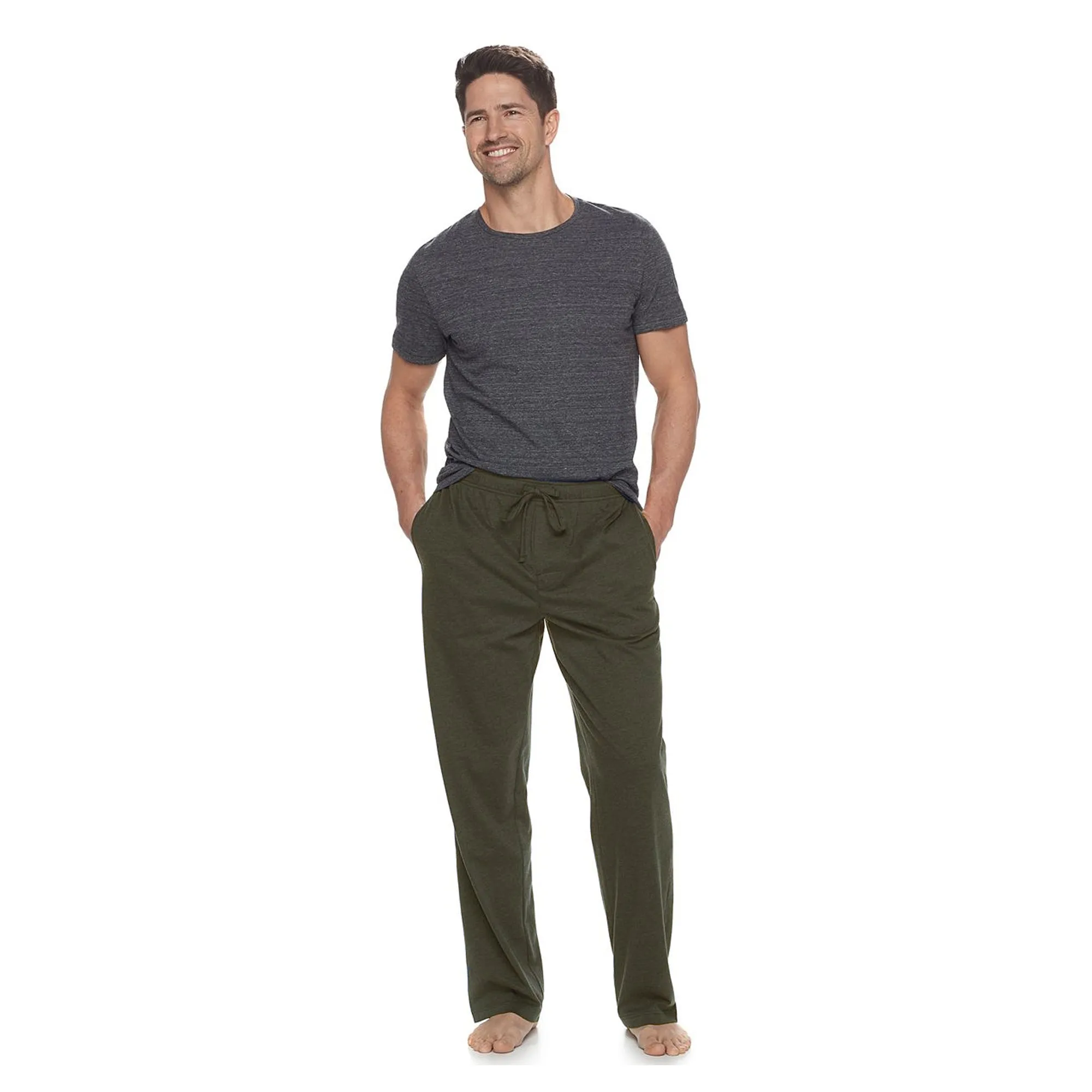 C.B - Men 'Olive' Comfort Knit Lounge Pajama CB138