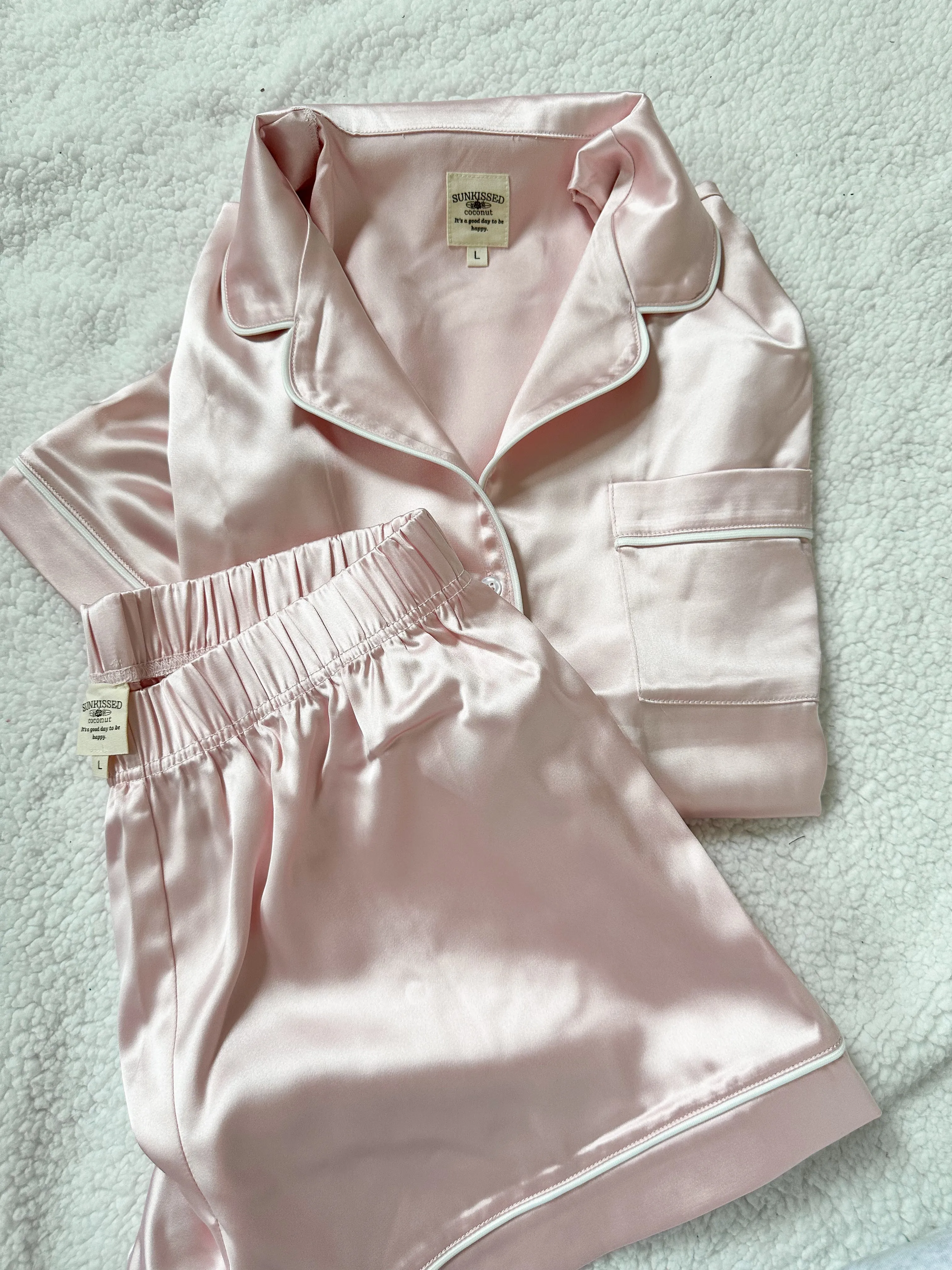 Champagne Pink Pajama Set