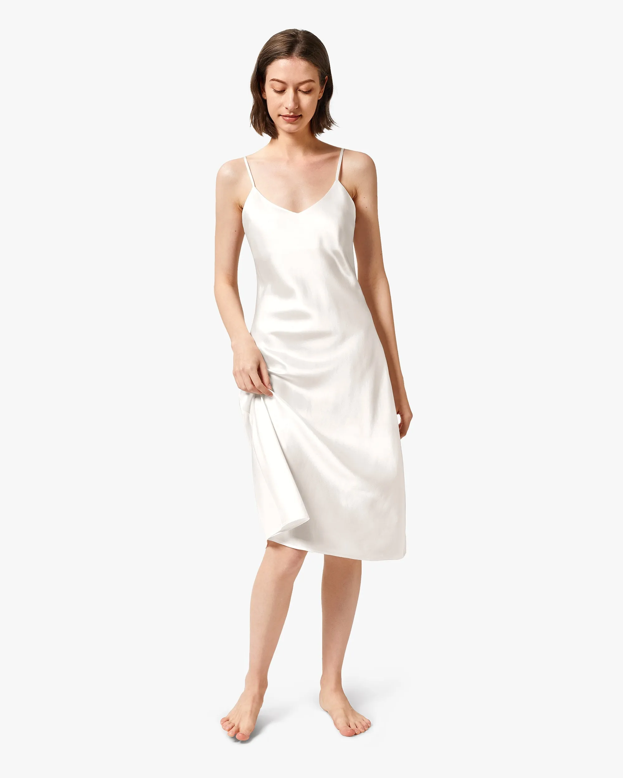 Clearance Classic Silk Night Gown