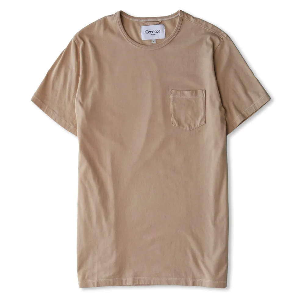 Corridor Organic Garment Dye T-Shirt Cuban Sand