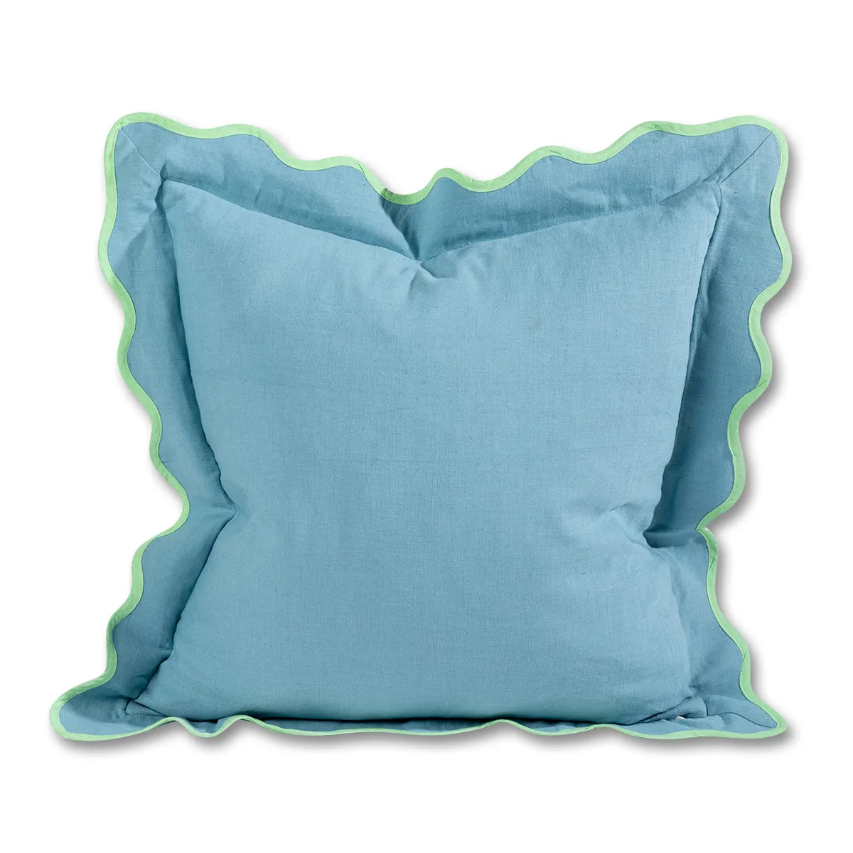 Darcy Linen Pillow - Aqua   Mint