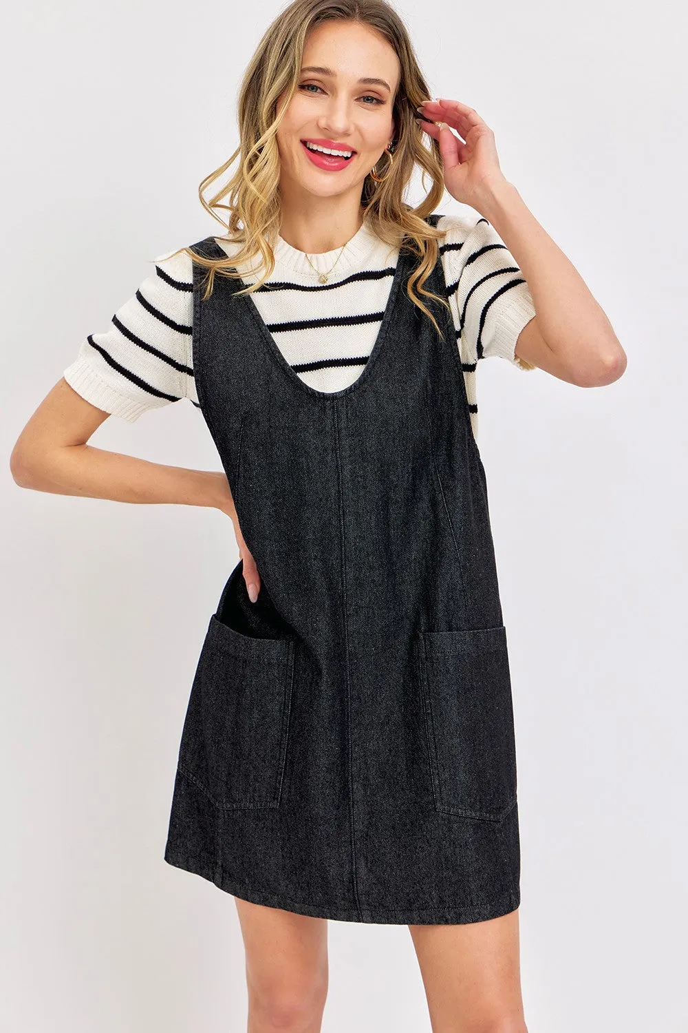 Darla Jumper in Black Denim