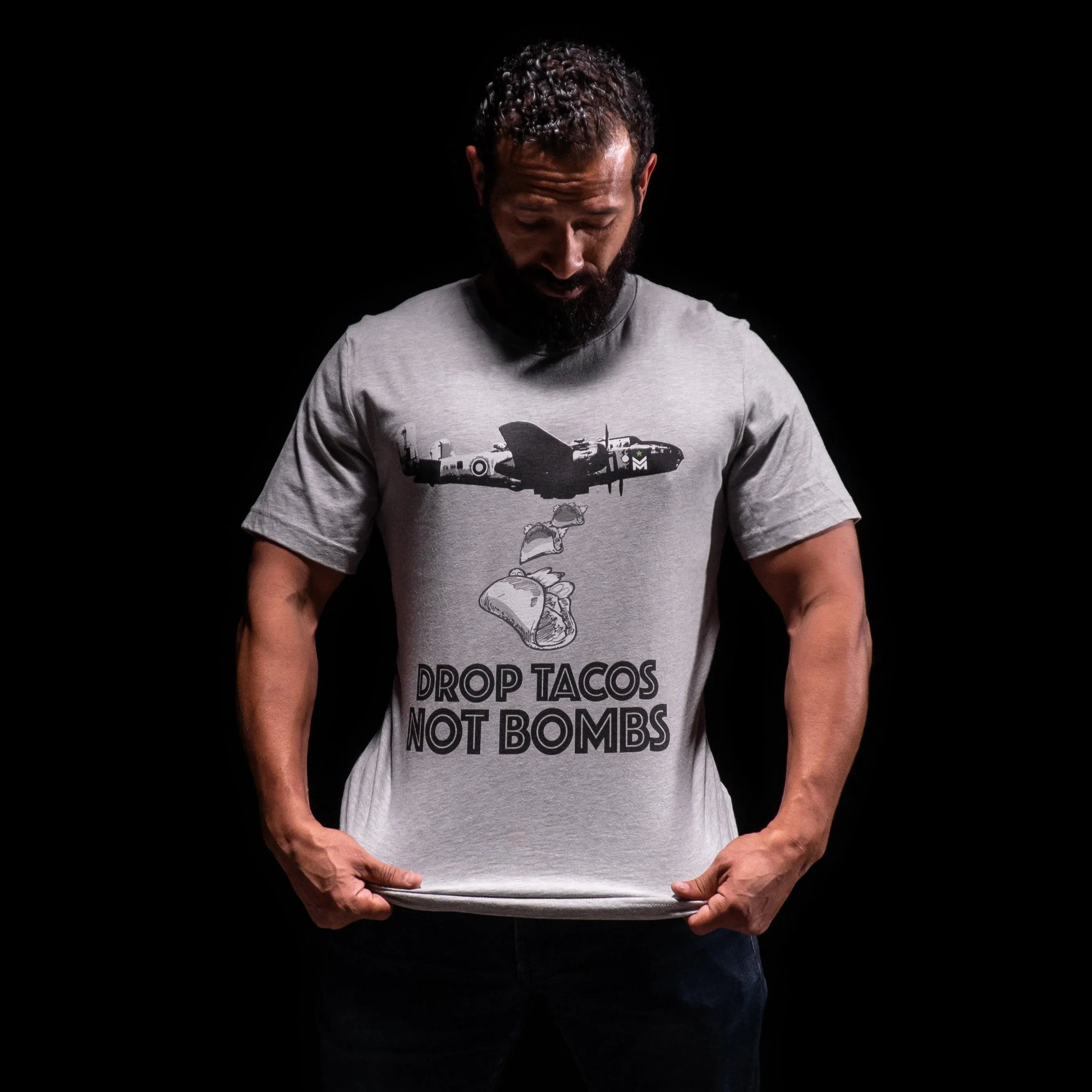 Drop Tacos Not Bombs Men's T-Shirt