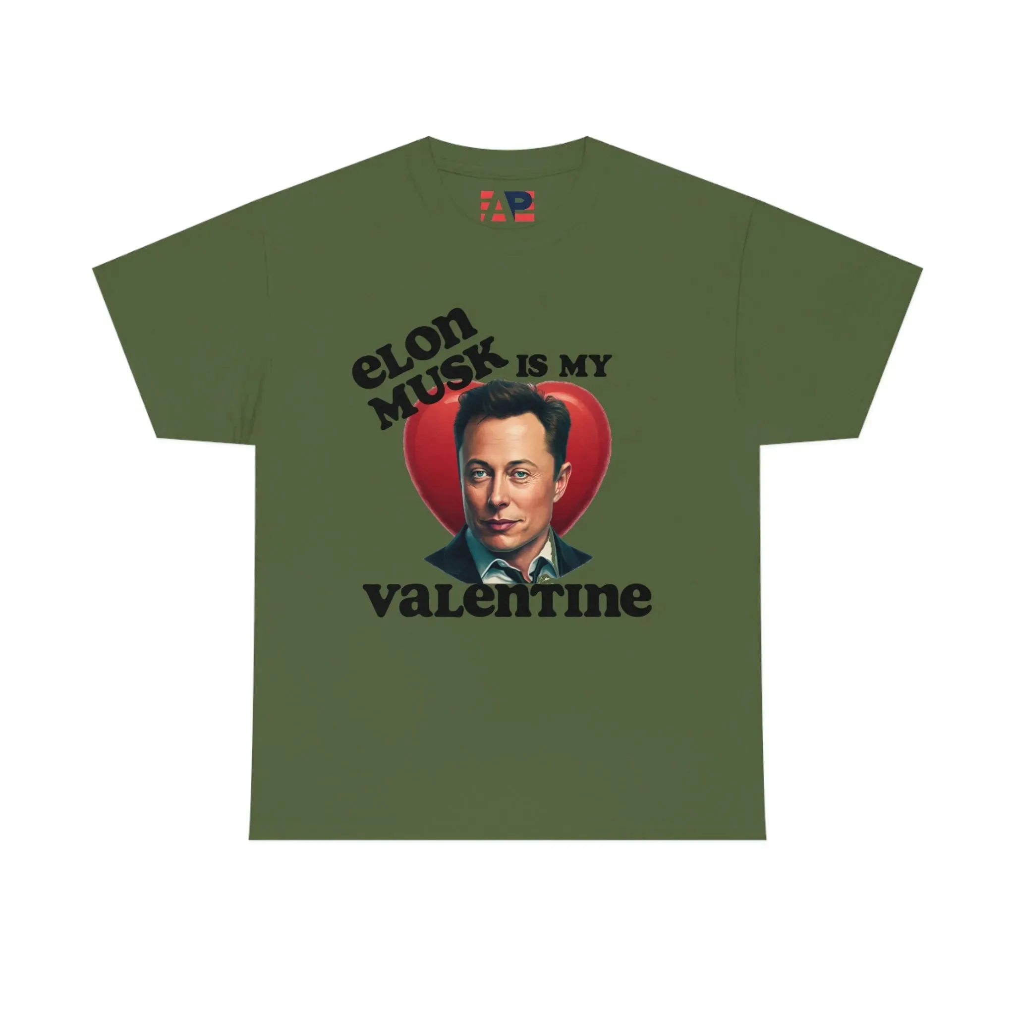 Elon Musk Is My Valentine Unisex Heavy Cotton Tee