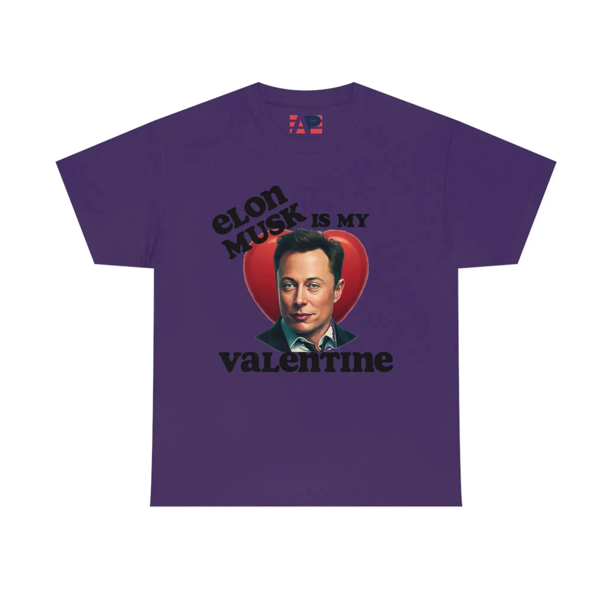 Elon Musk Is My Valentine Unisex Heavy Cotton Tee