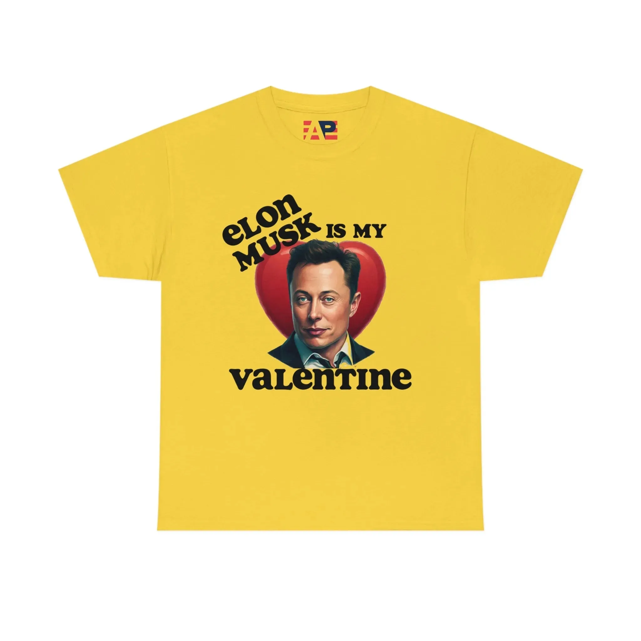 Elon Musk Is My Valentine Unisex Heavy Cotton Tee