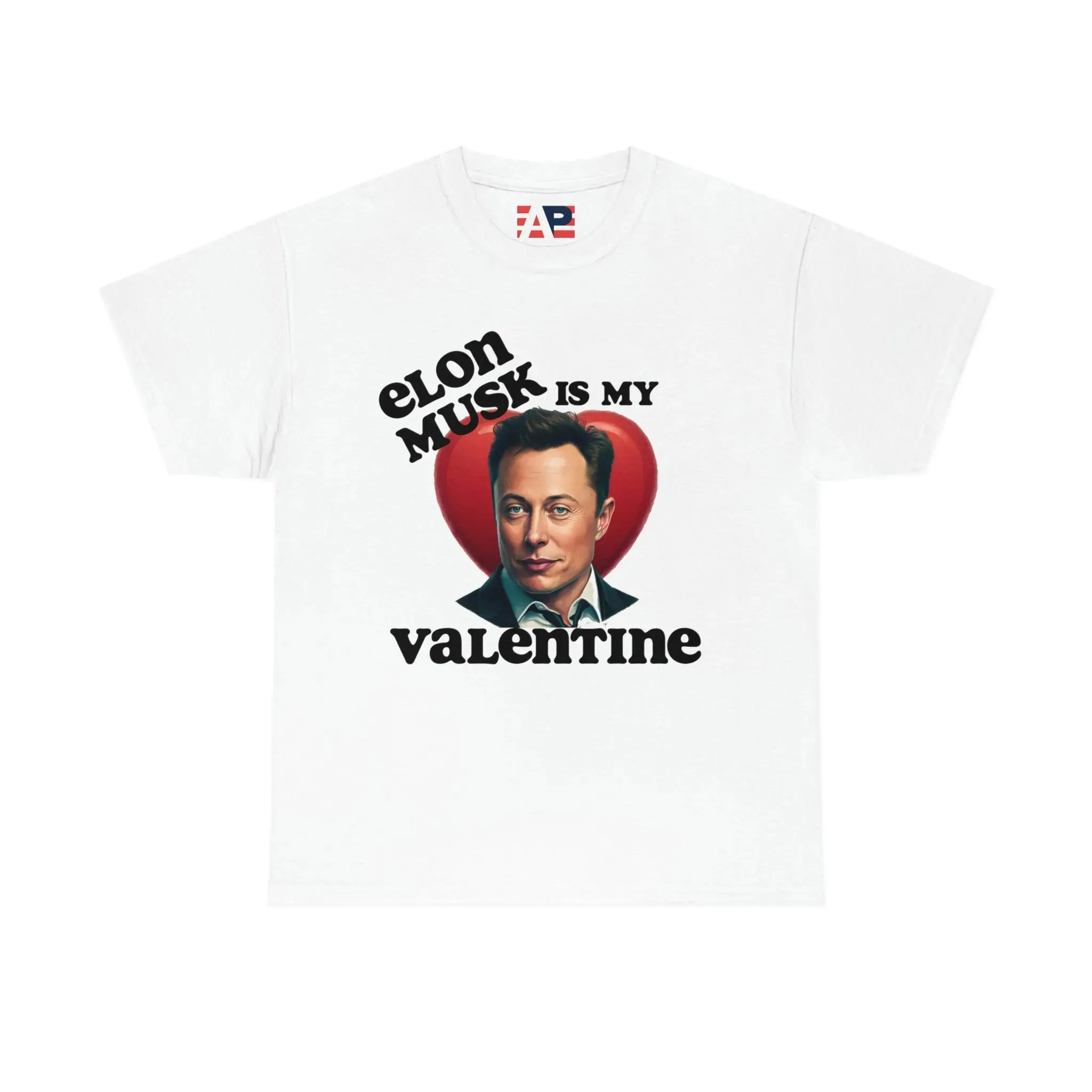 Elon Musk Is My Valentine Unisex Heavy Cotton Tee