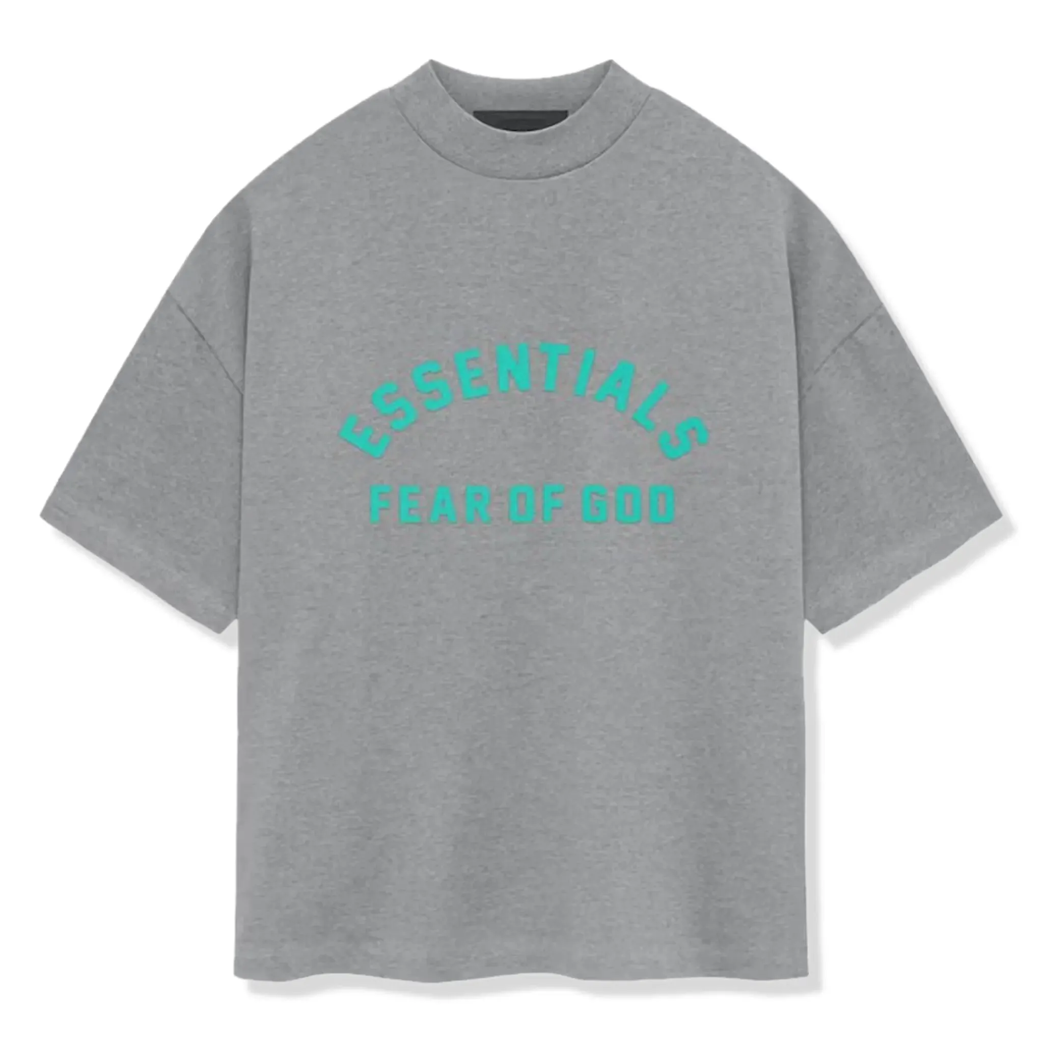 Fear Of God Essentials Heavy Jersey S/S Dark Heather Oatmeal T Shirt