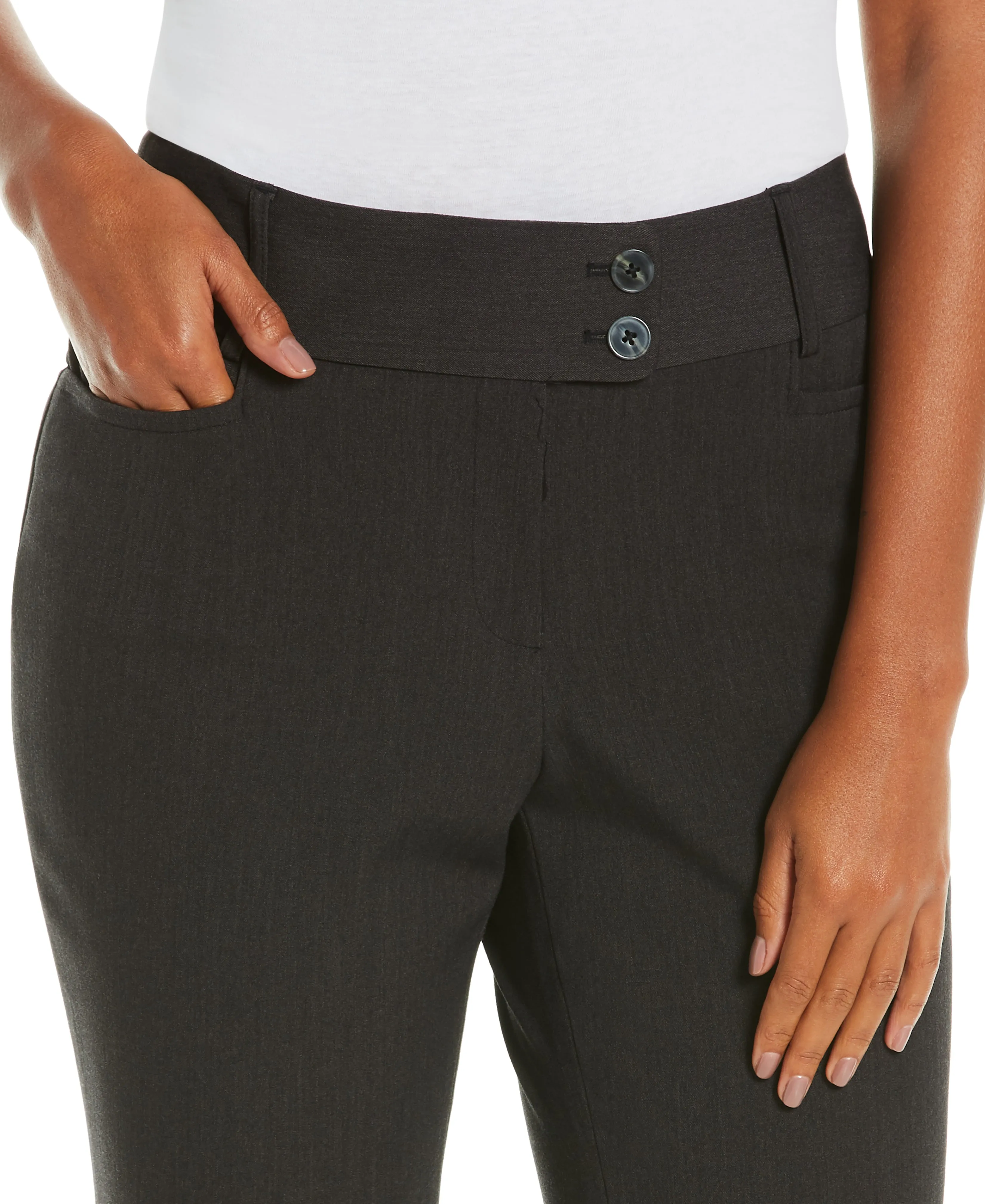 Gabardine Bootcut Pant Short - Curvy Fit