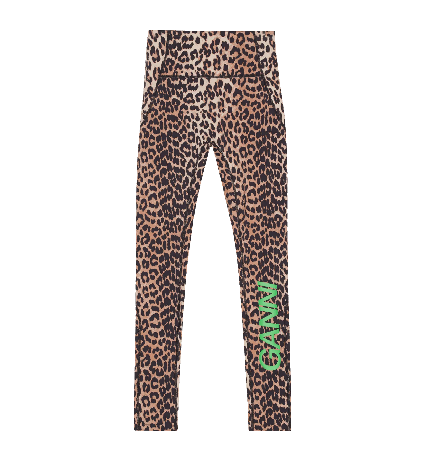 GANNI Leopard Active Ultra High Waist Tights