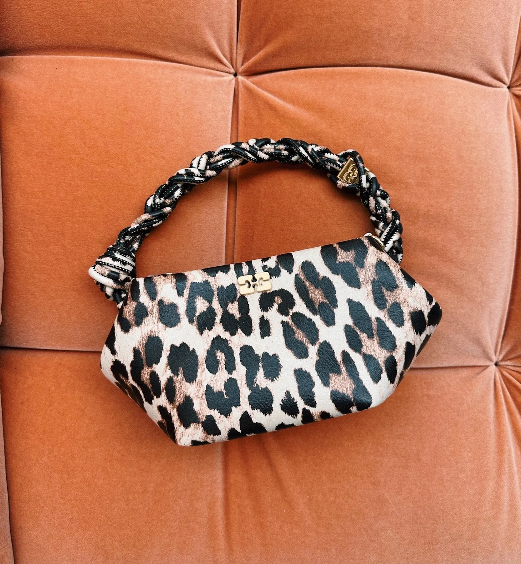 GANNI Leopard Mini Bou Bag