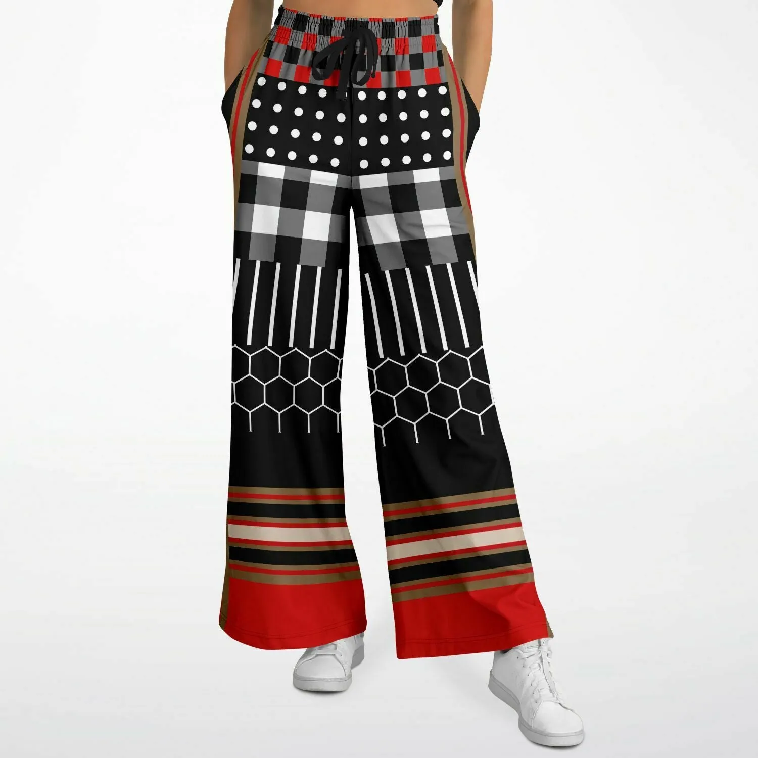 Gold Line Red DLX Eco-Poly Stretchy Phat Bellbottoms