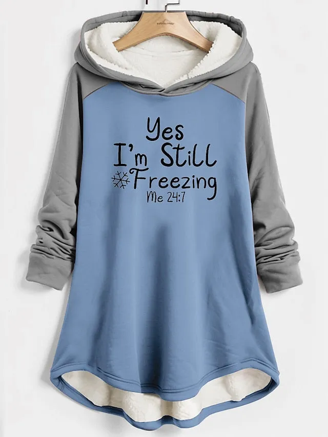 Hooded Fleece Pajama Top for Women with Cozy Comfort