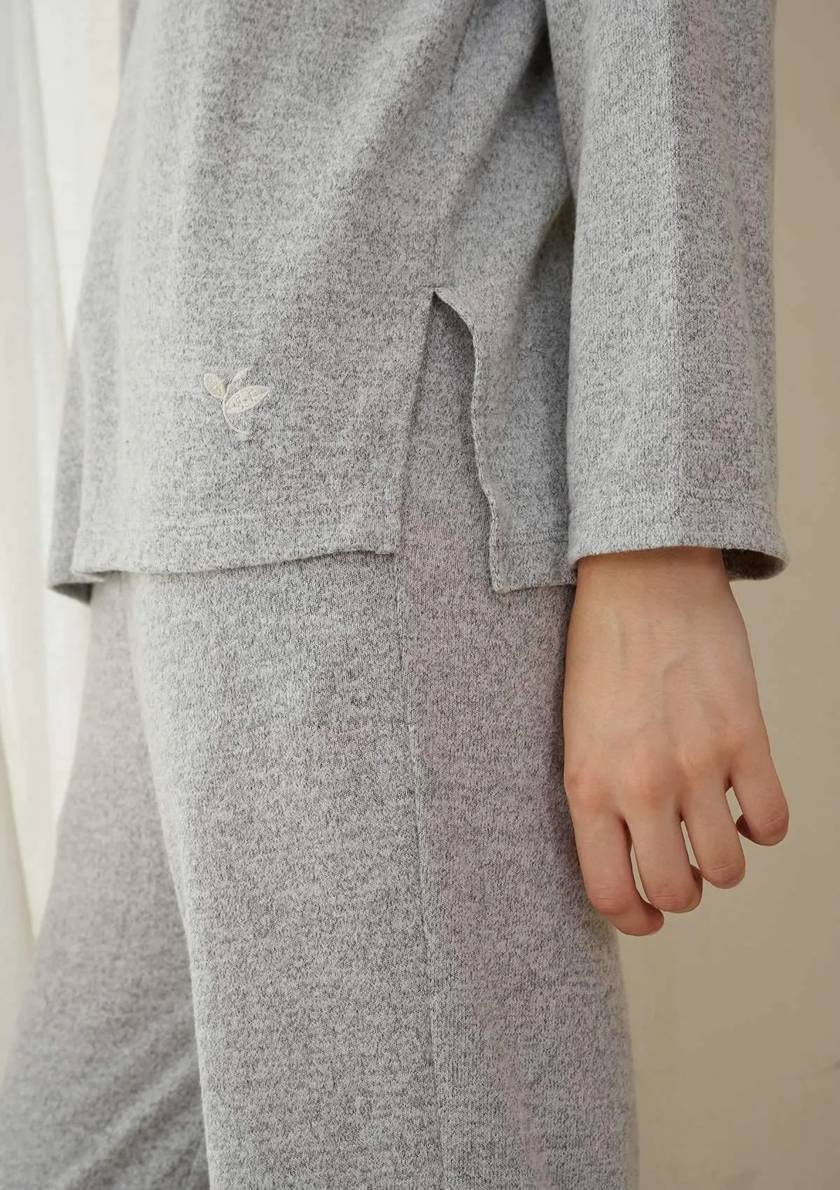 HSIA Knit Long Sleeve Pajama Set