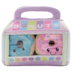 iScream Box of Donuts Packaging Fleece Plush