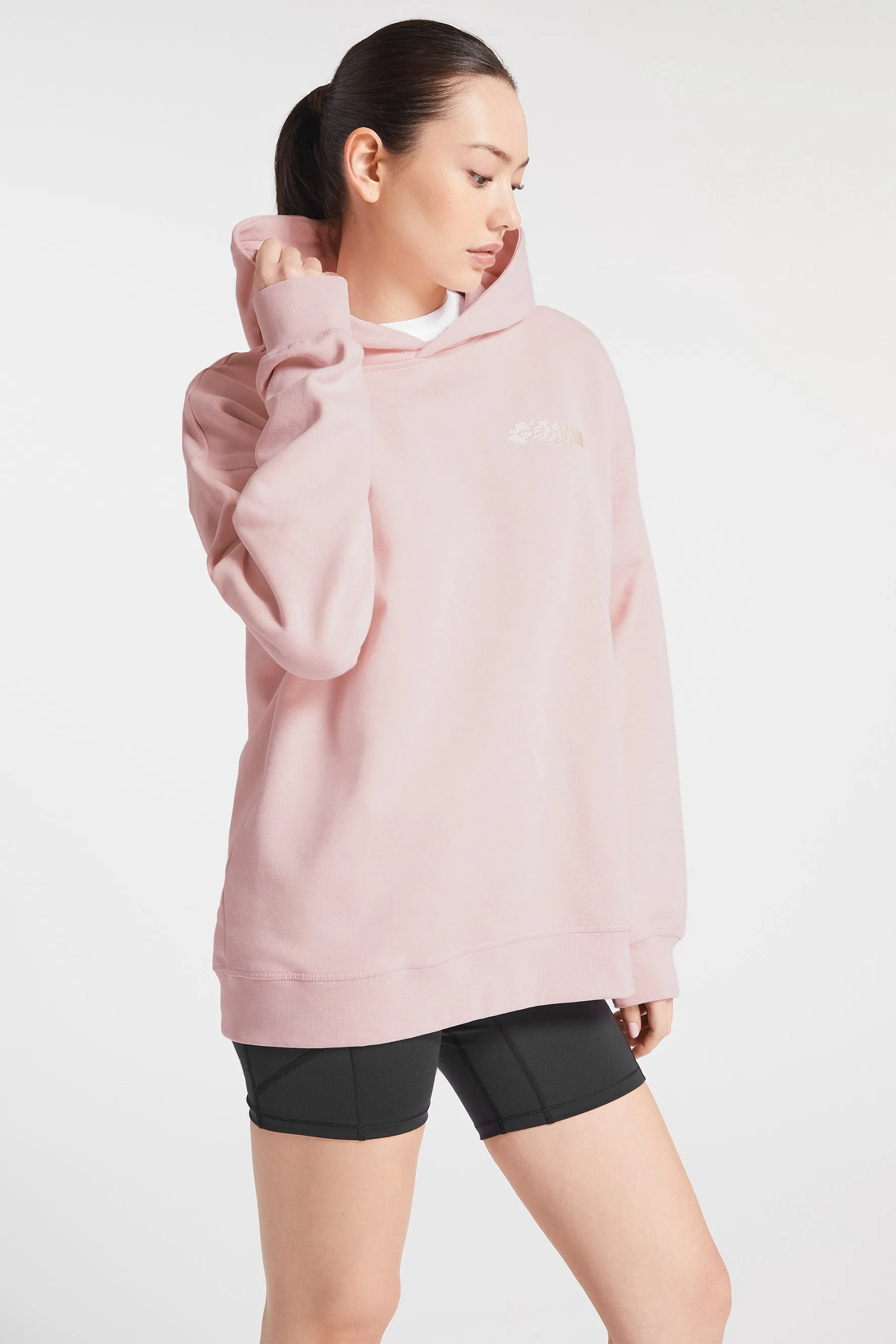 Isoli Ganni Oversized Hoodie - Chalk Pink