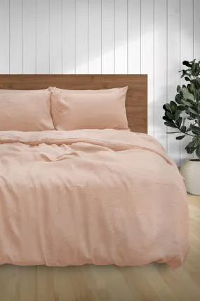 Linen Bedding, Blush