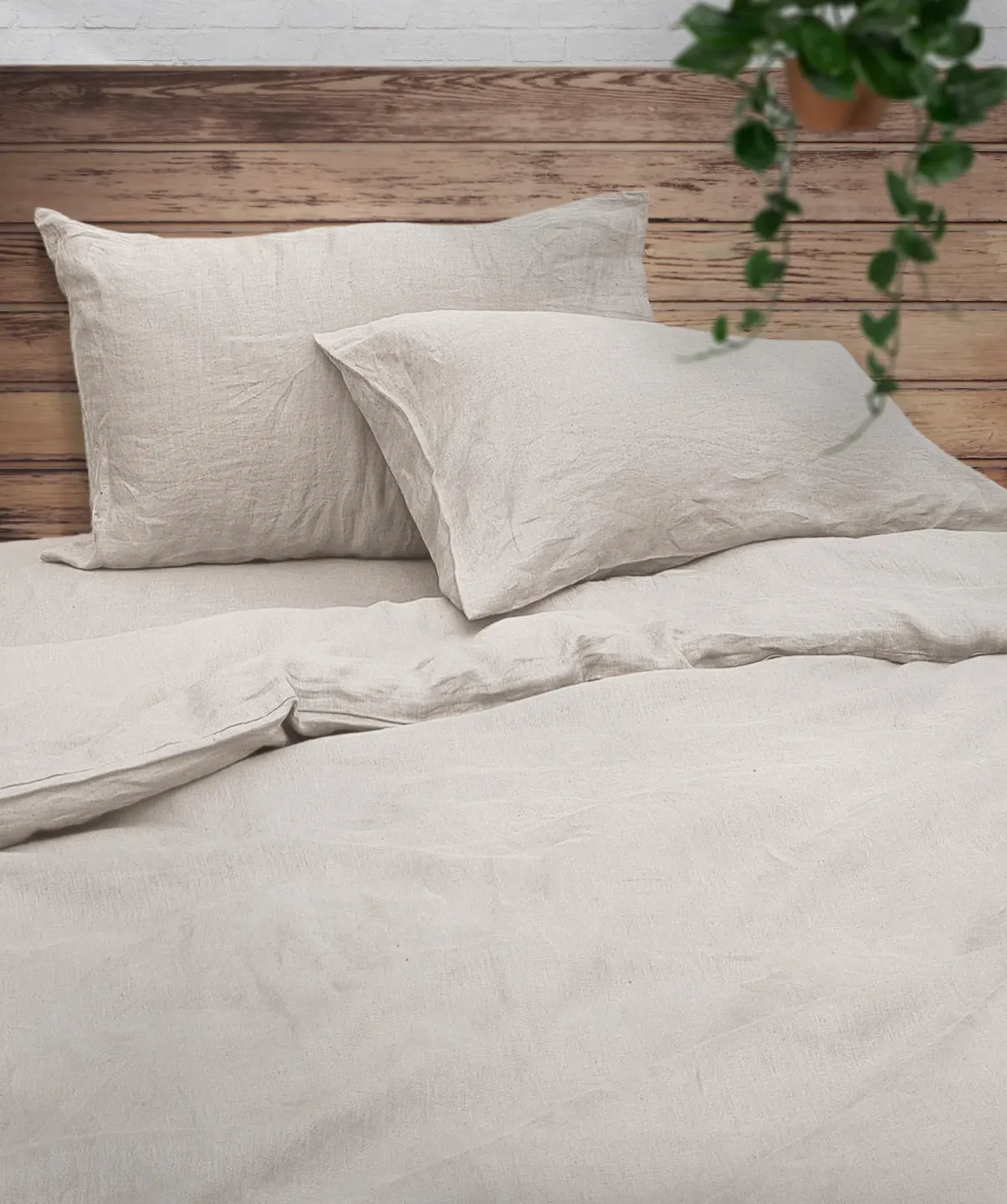 Linen Bedding, Stone