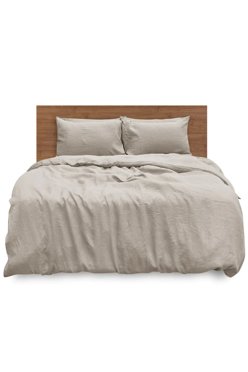 Linen Bedding, Stone