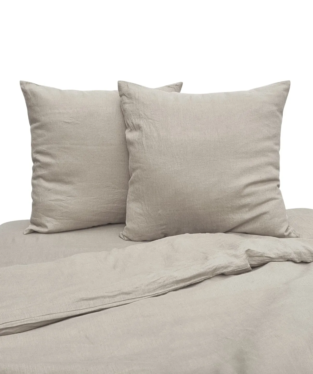 Linen Euro Pillowcases, Stone