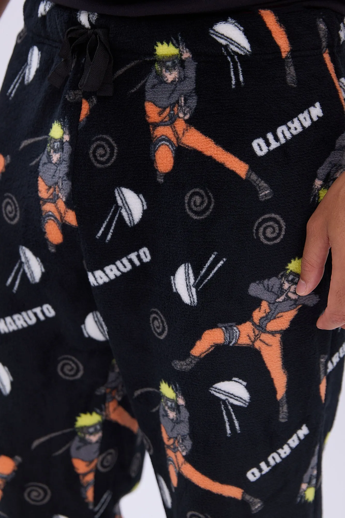 Naruto Printed Plush Pajama Pants