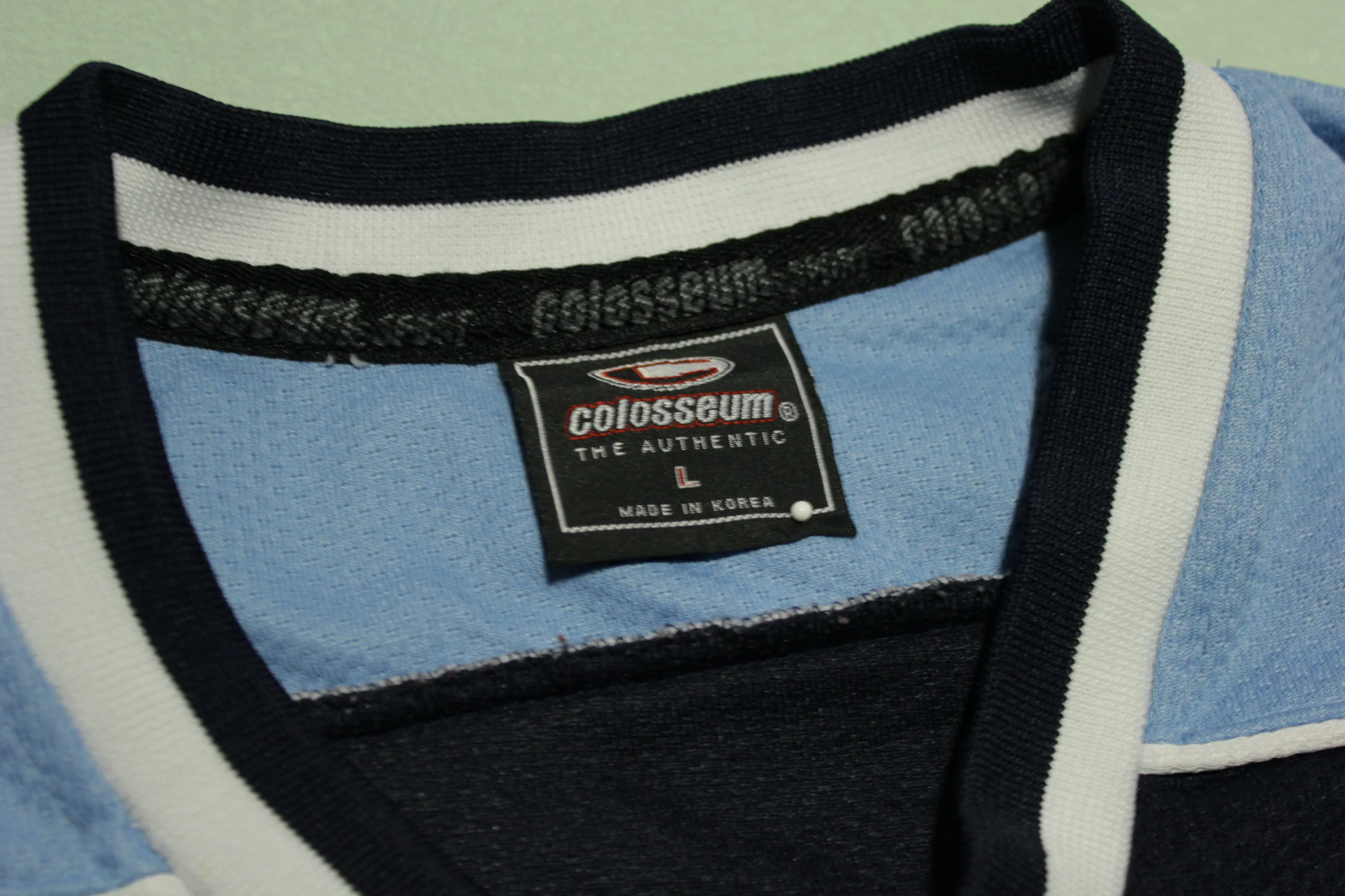 North Carolina Tar Heels Colosseum NCAA Blue Logo Sewn Hockey Jersey