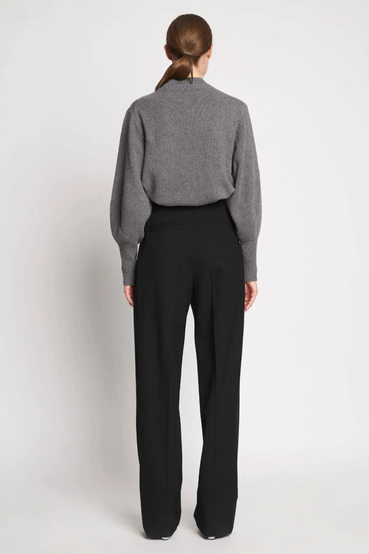 Proenza Schouler Lightweight Wool Pants - Black